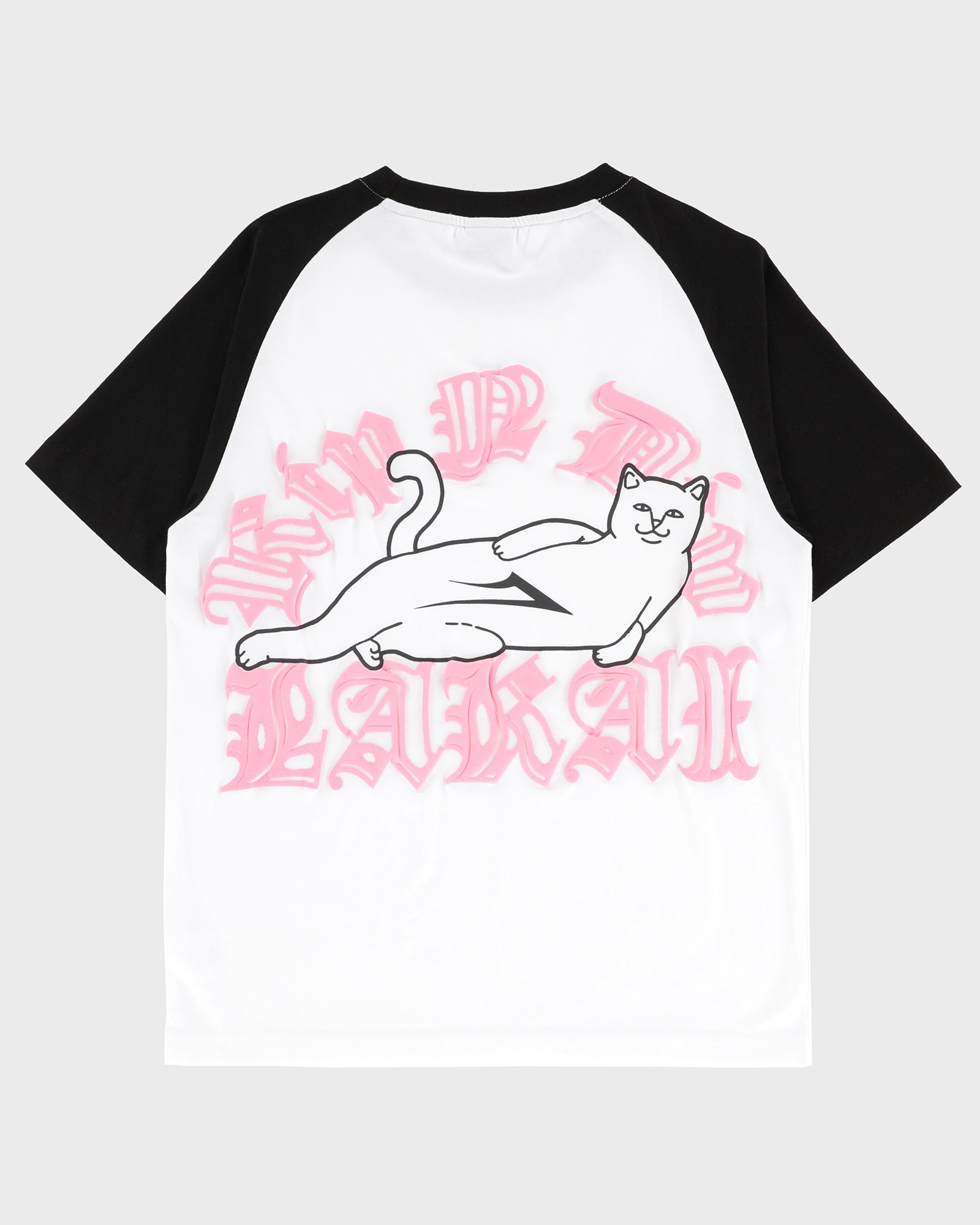 lakai-x-ripndip-raglan-ss-tee-t-shirt-white-black image 2
