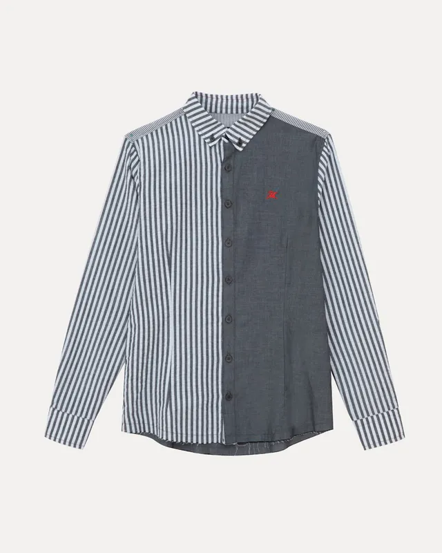 lakai-manchester-longsleeve-button-down-hemd-mixed-greys image 1