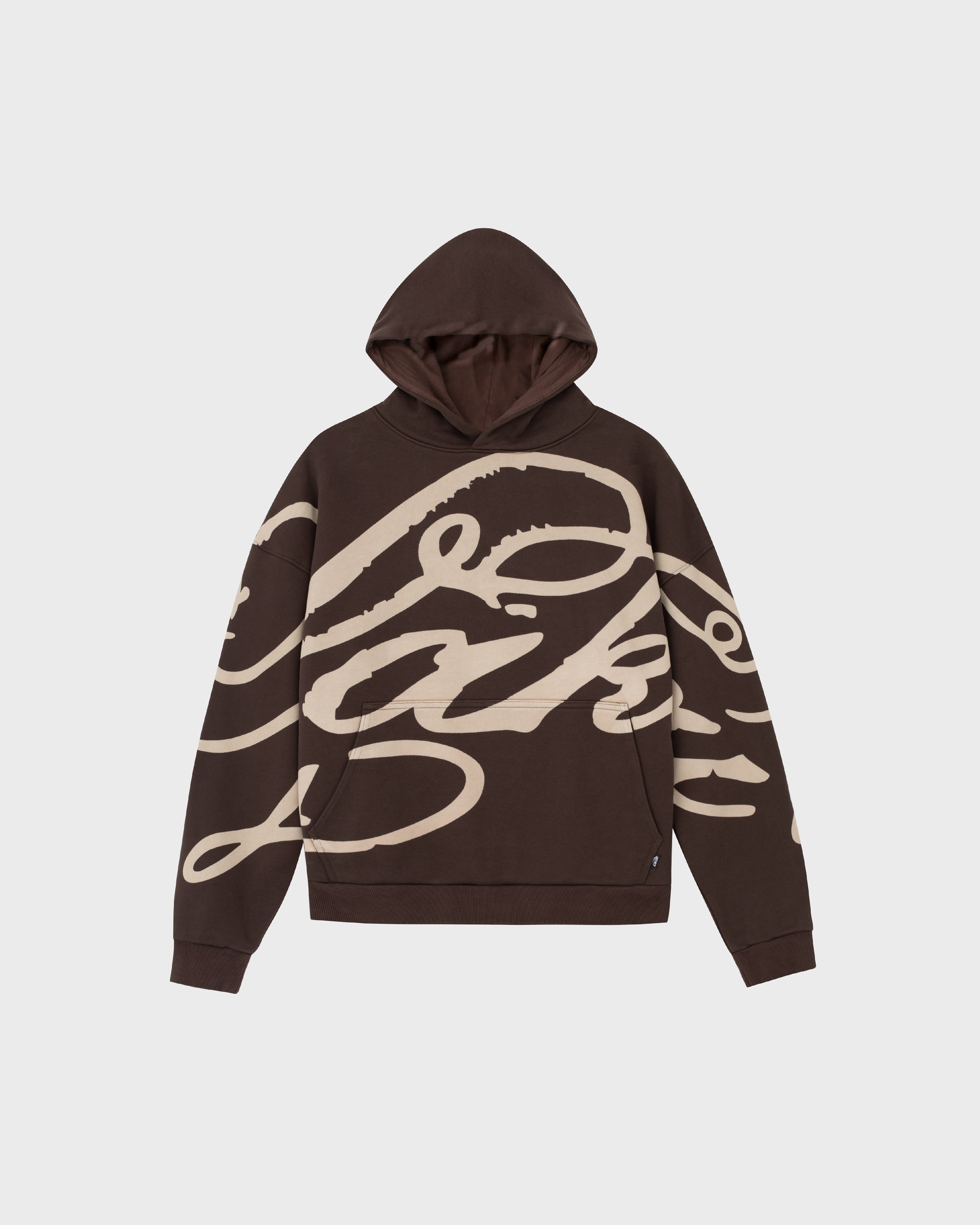 lakai-cursive-pullover-hoodie-braun image 1