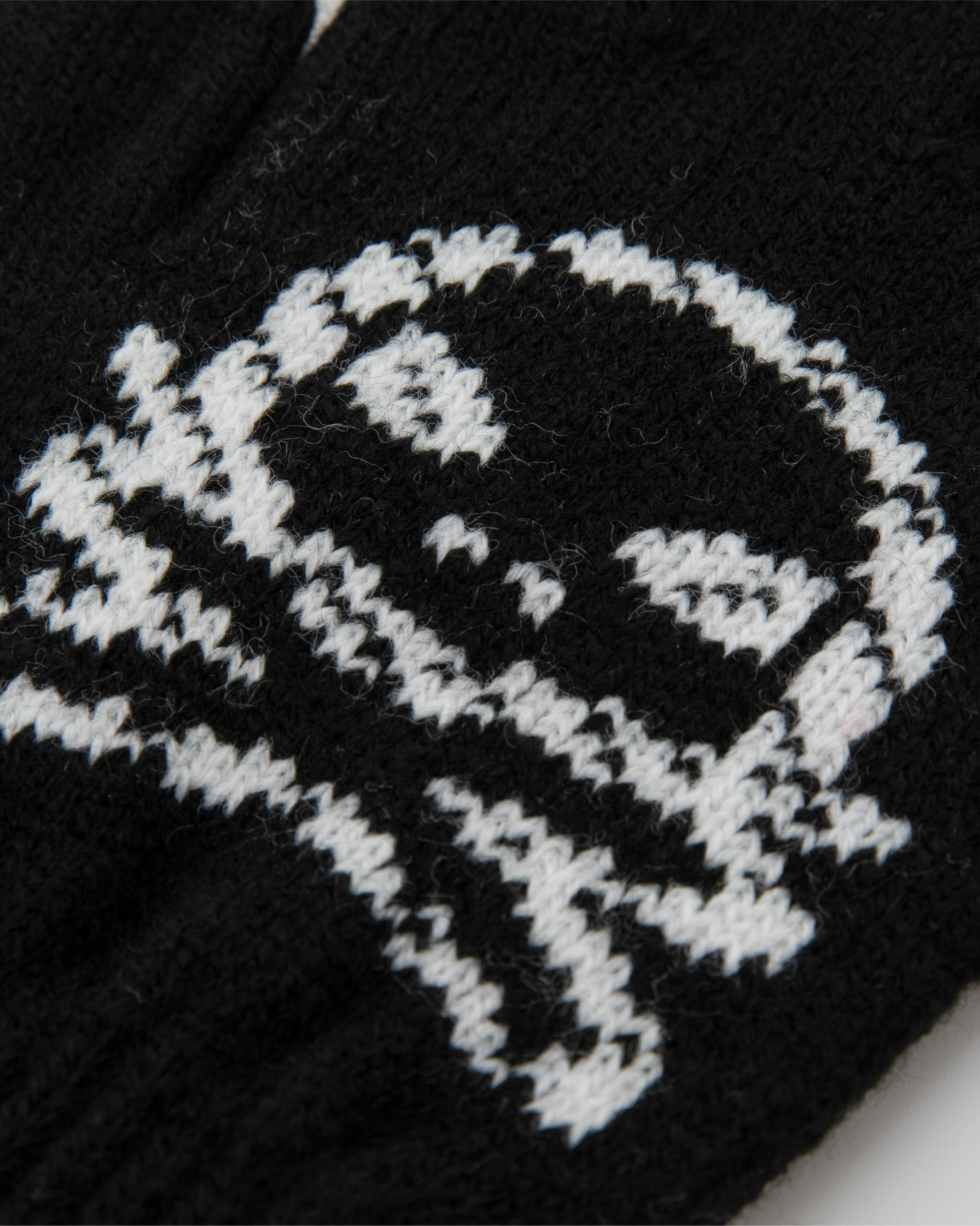 lakai-fingerless-jacquard-gloves-black-handschuhe image 4