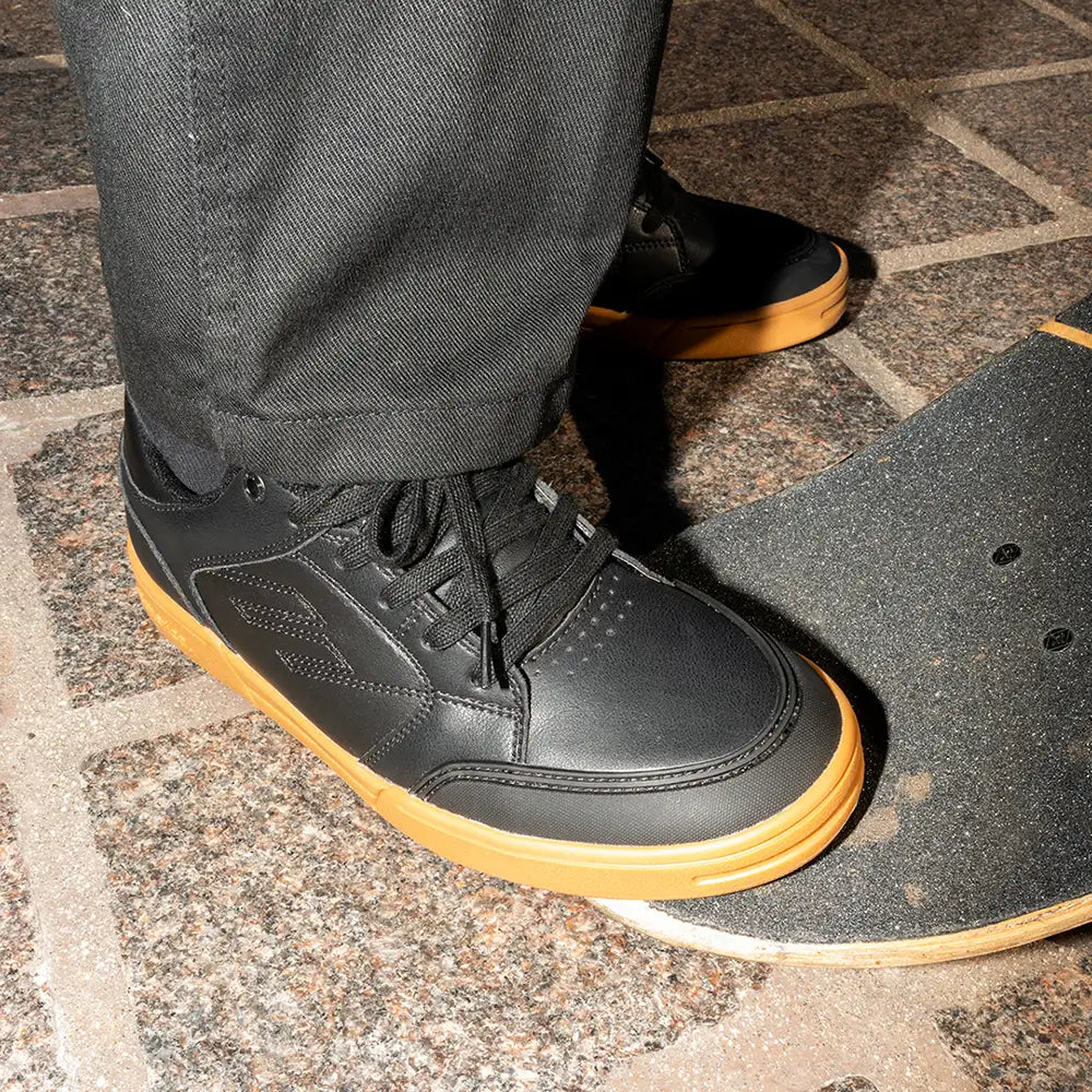 emerica-heritic-skateschuh-schwarz-schwarz-gum-mit-tpr-zehenkappe-und-cupsole image 3