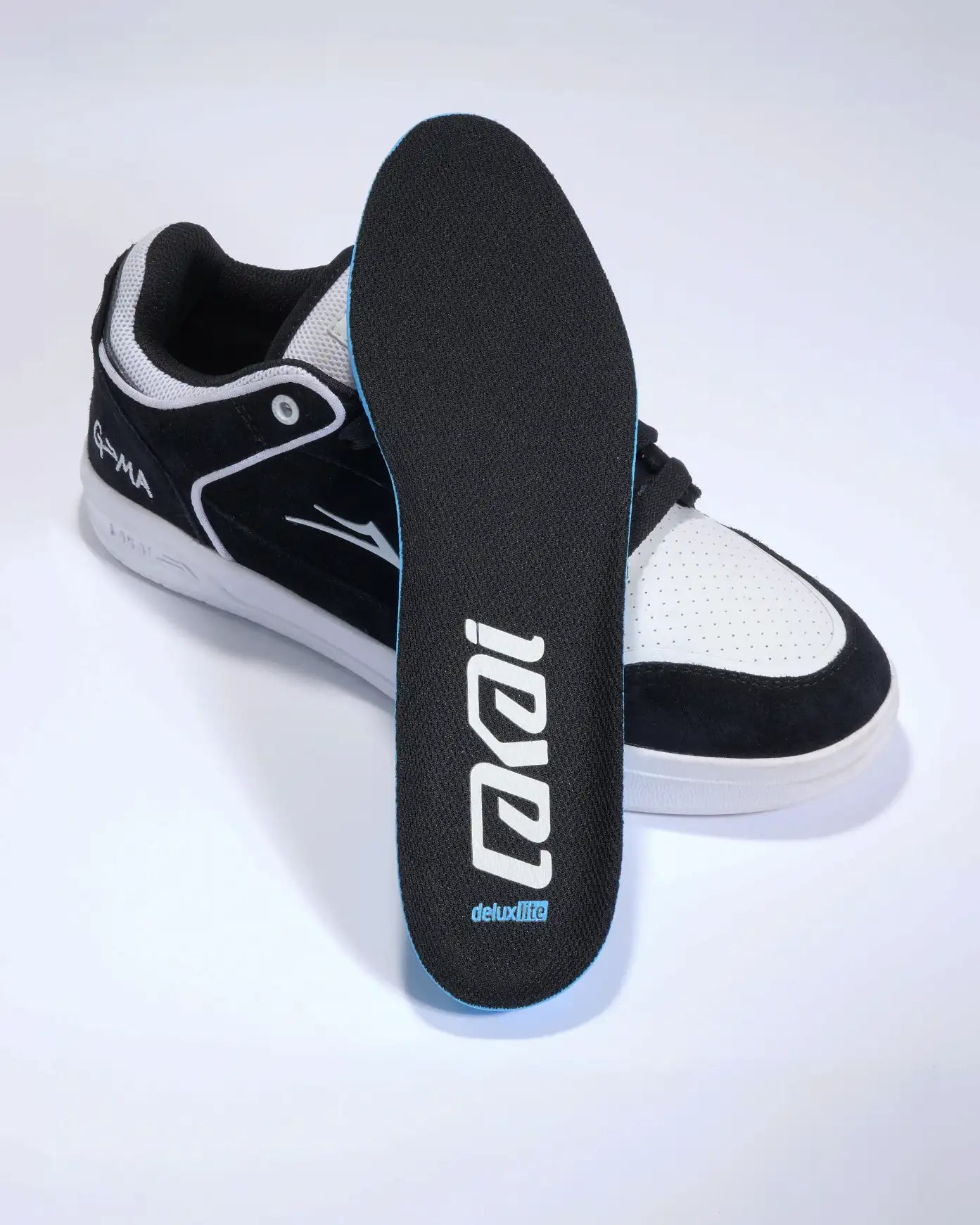lakai-telford-low-chris-joslin-black-white-skate-schuh image 6