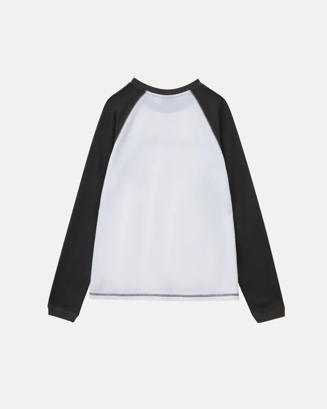 lakai-manchester-langarmshirt-white-charcoal image 1