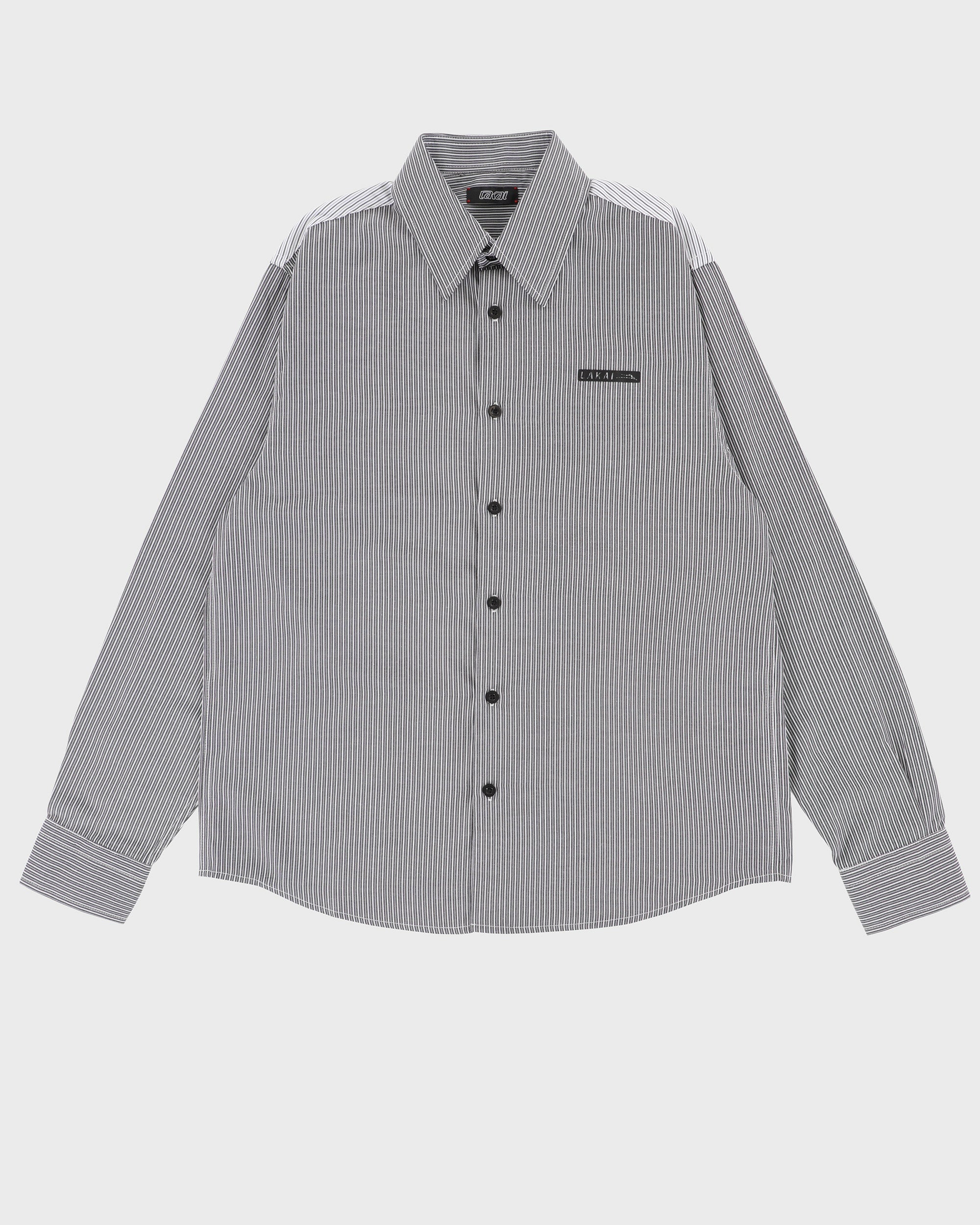 lakai-contrast-panel-button-down-hemd-langarm image 1