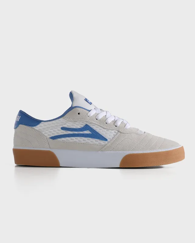 lakai-cambridge-skate-schuhe-white-suede-parisian-gum image 1