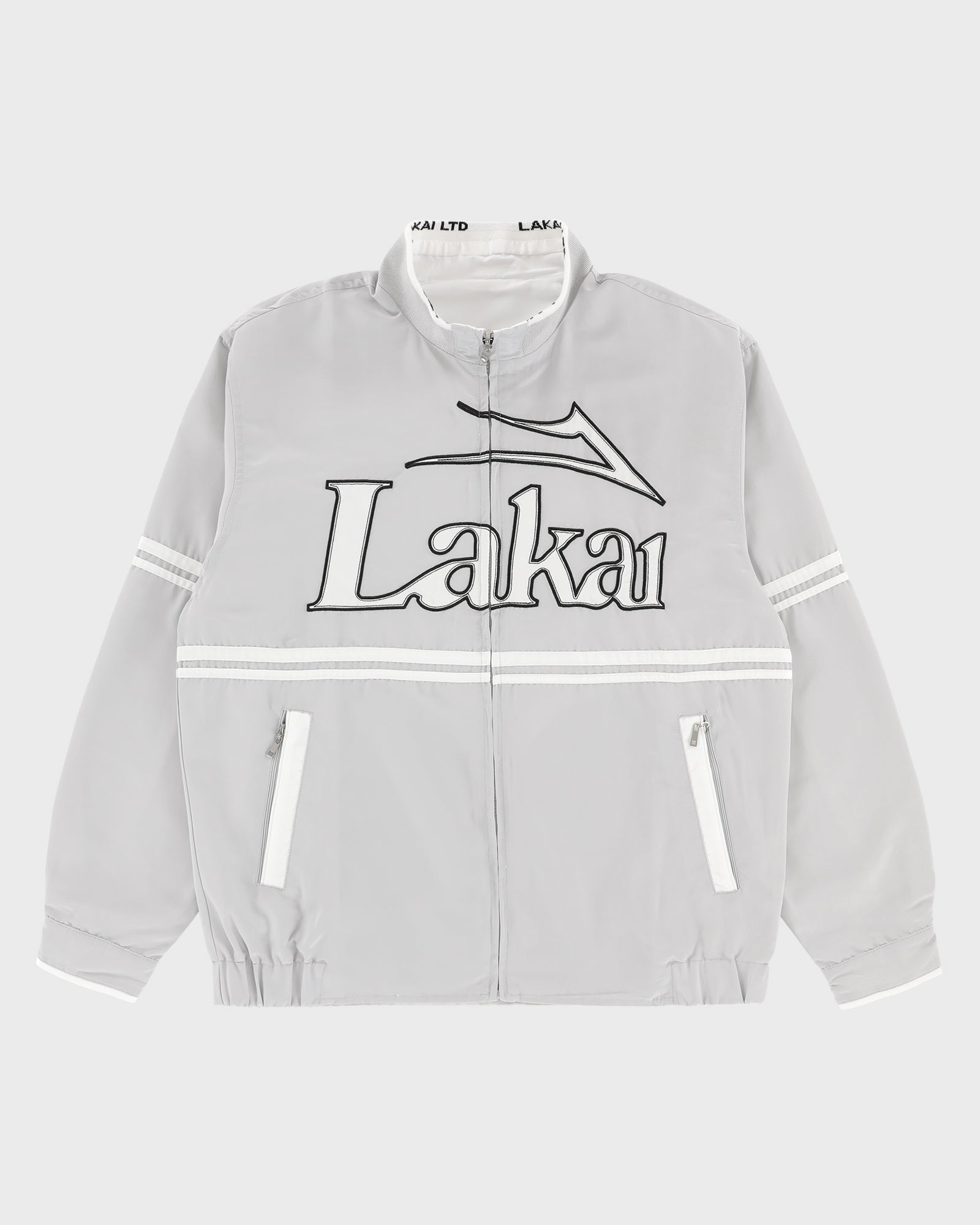 lakai-reversible-track-jacket-grey-wende-trainingsjacke image 1