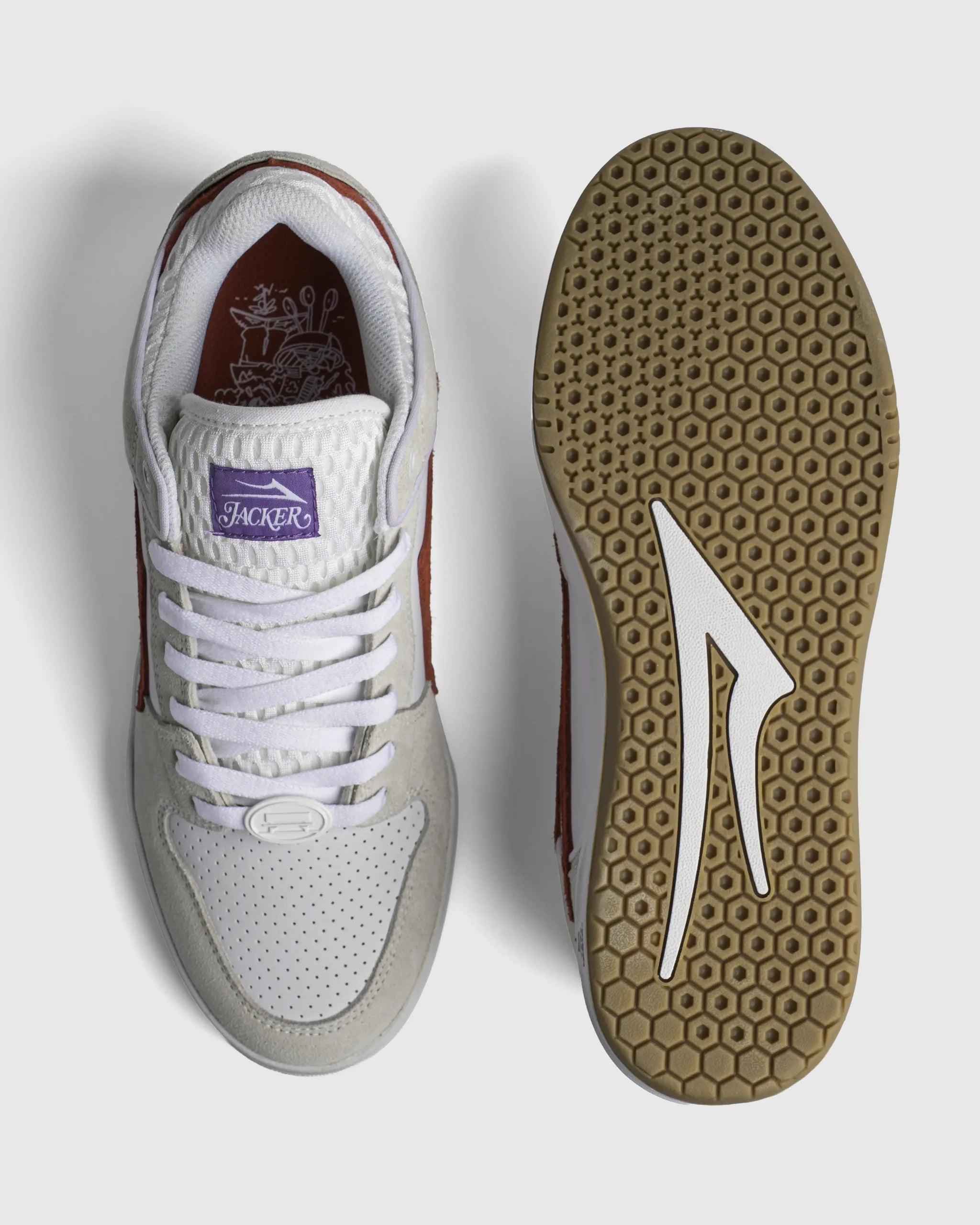 lakai-telford-low-elite-lakai-x-jacker-white-suede-skateschuh image 3