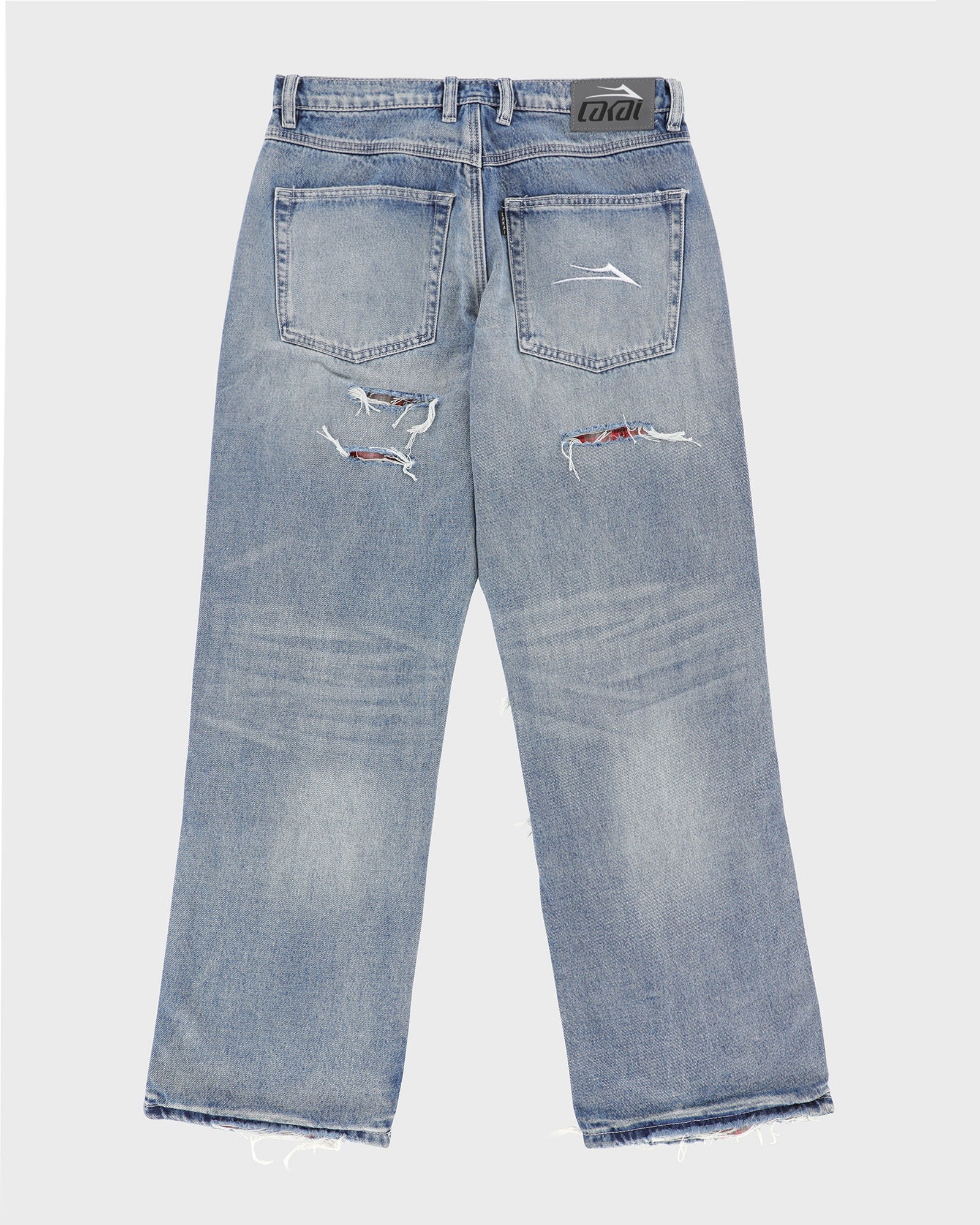 lakai-distressed-double-knee-denims-indigo-jeans image 3