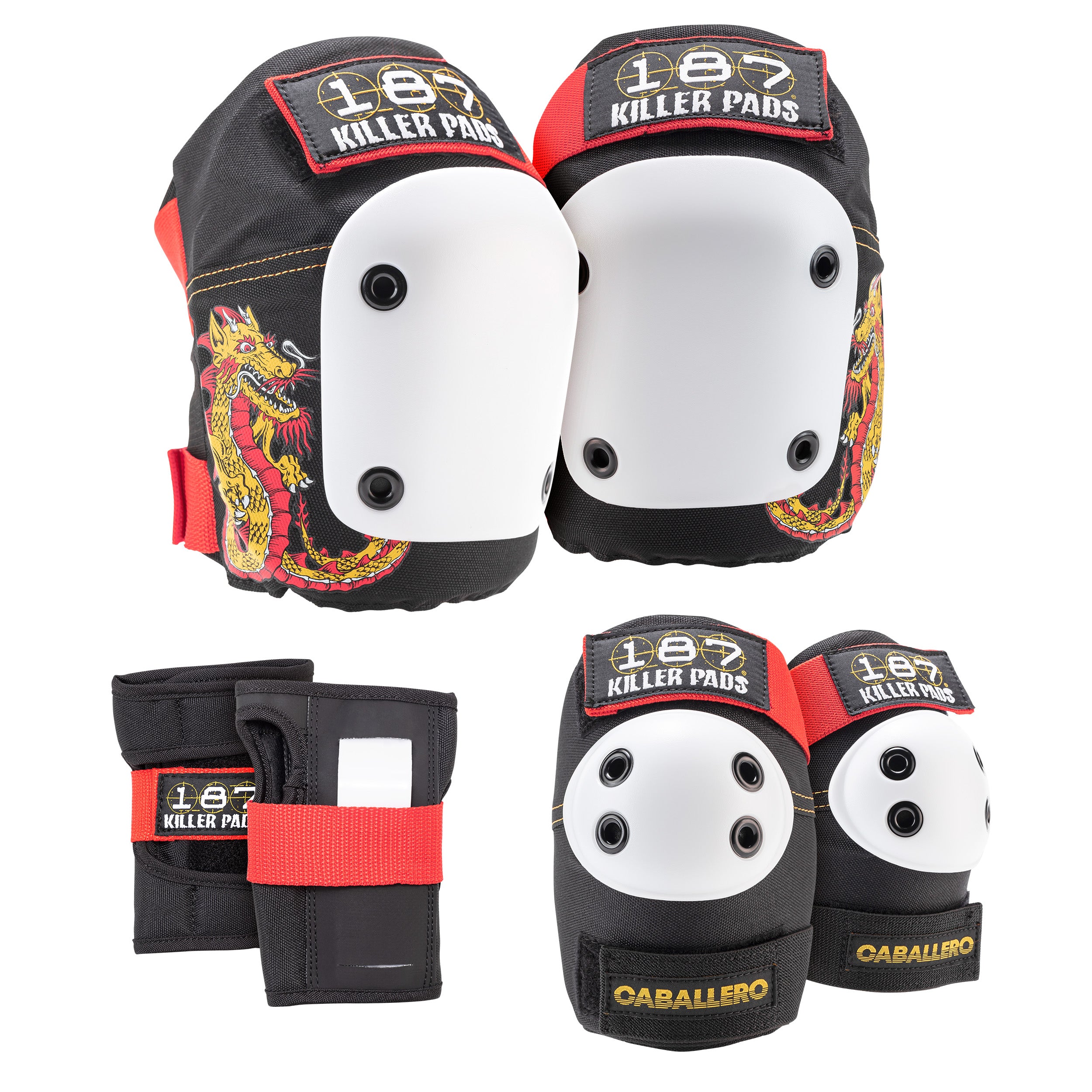 187-killer-pads-steve-caballero-pad-six-pack-dragon-graphic image 1