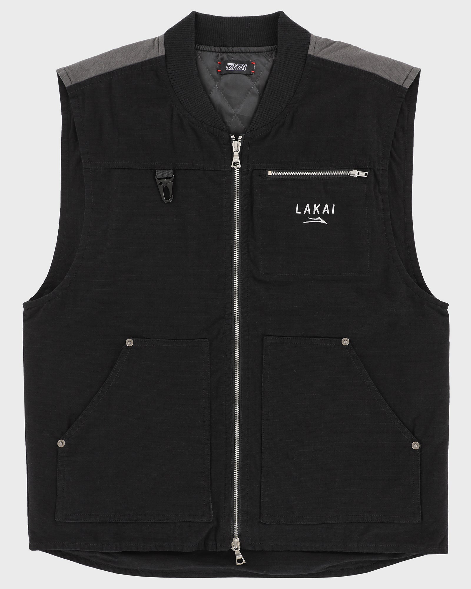 lakai-ripstop-utility-vest-leichte-baumwoll-weste-mit-taschen image 1