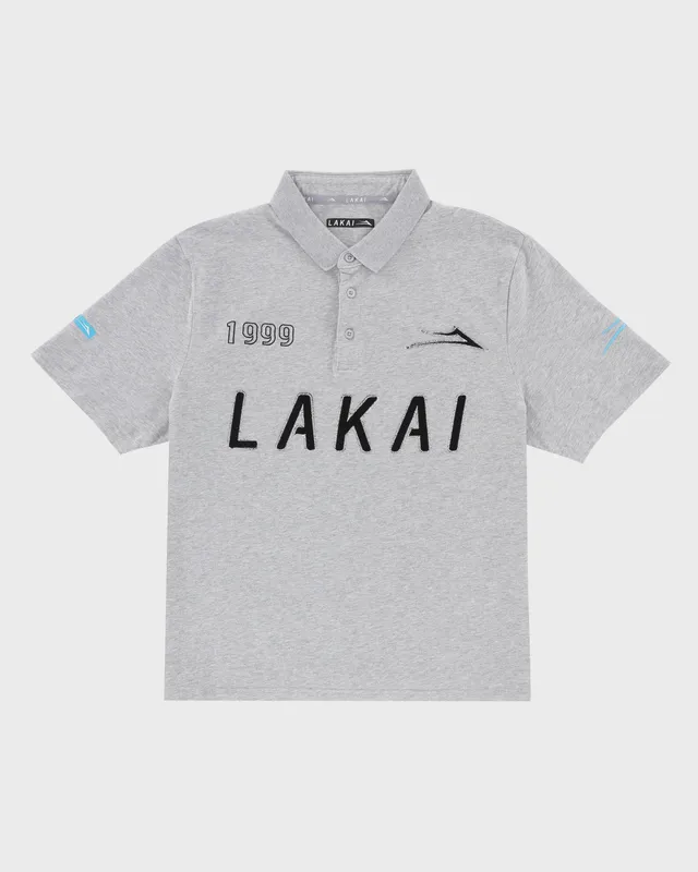 lakai-players-polo-shirt-heavyweight-grey image 1