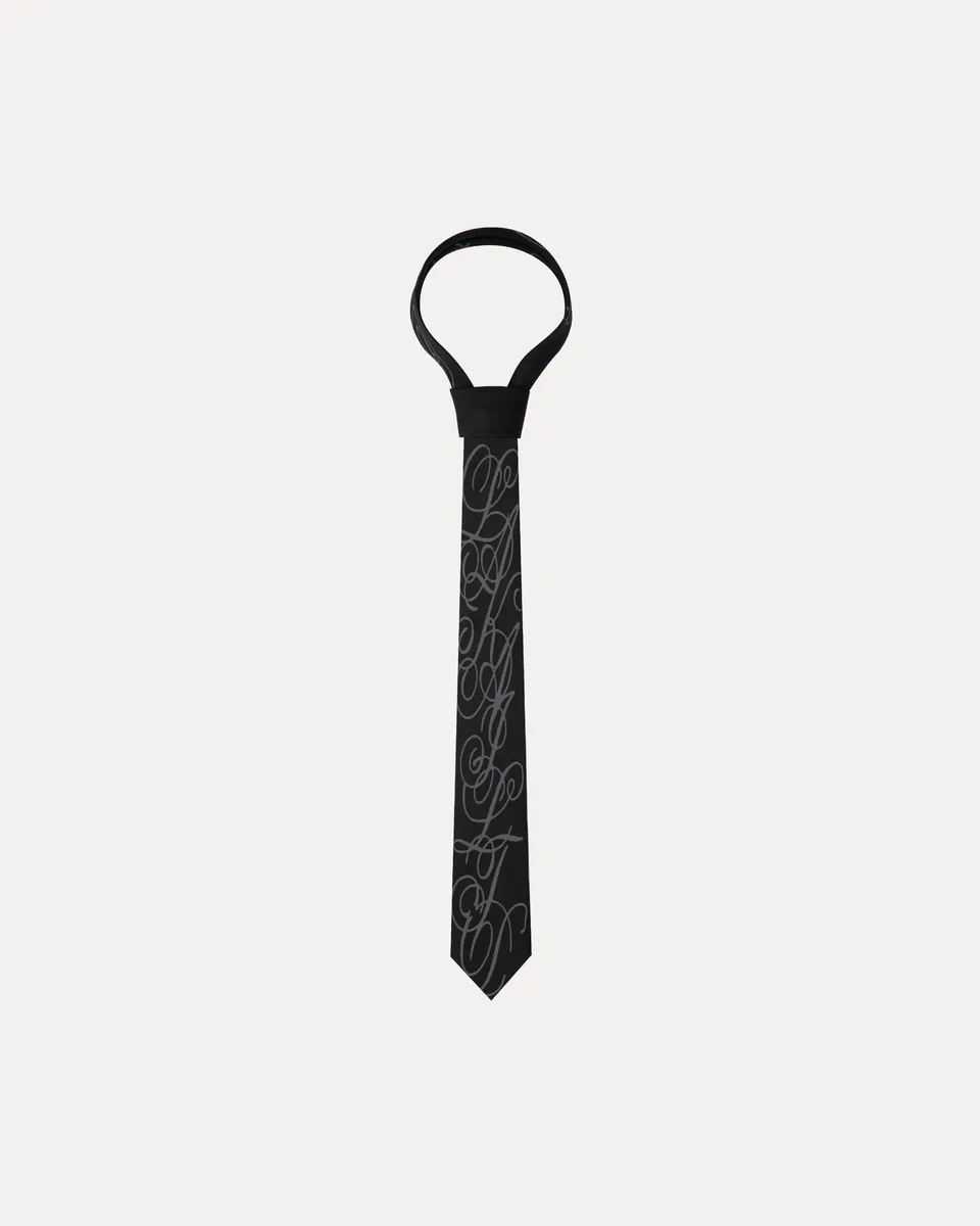 lakai-jacquard-necktie-schwarz image 1