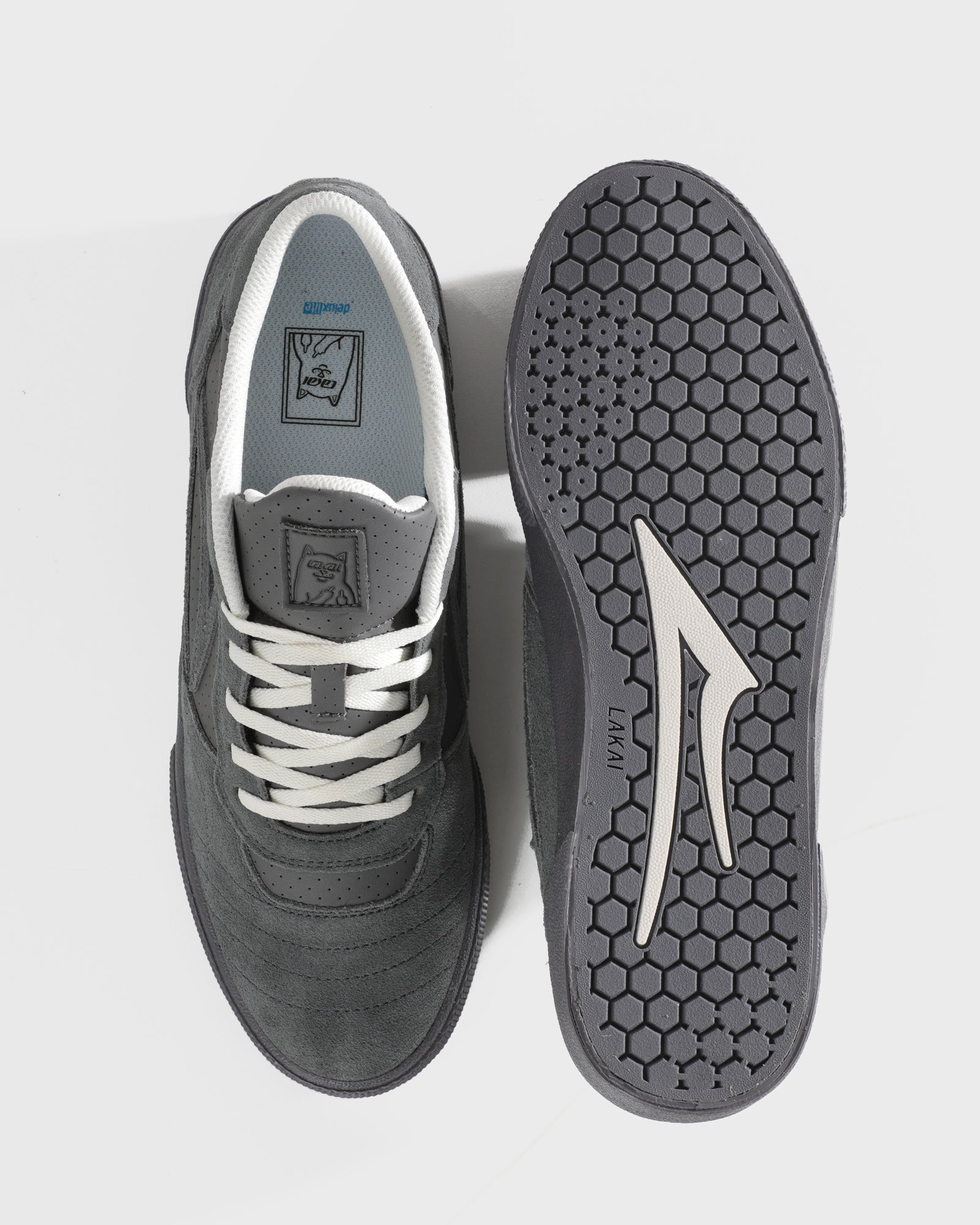 lakai-cambridge-x-ripndip-skateschuh-grey-suede-limited-edition image 3