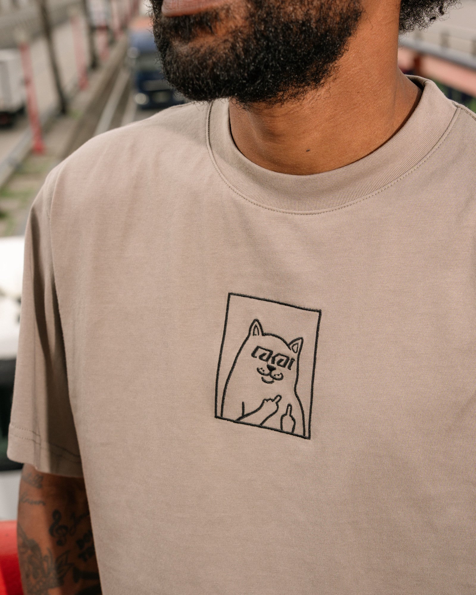 lakai-x-ripndip-lord-nerm-ss-tee-grau image 4