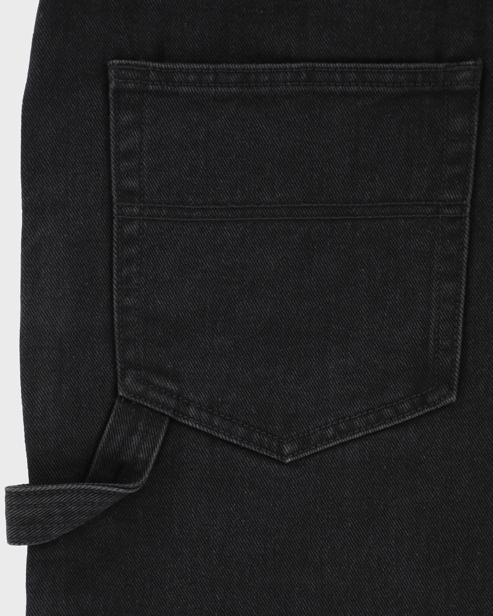 lakai-plaid-contrast-wide-leg-jeans-black-denim image 8