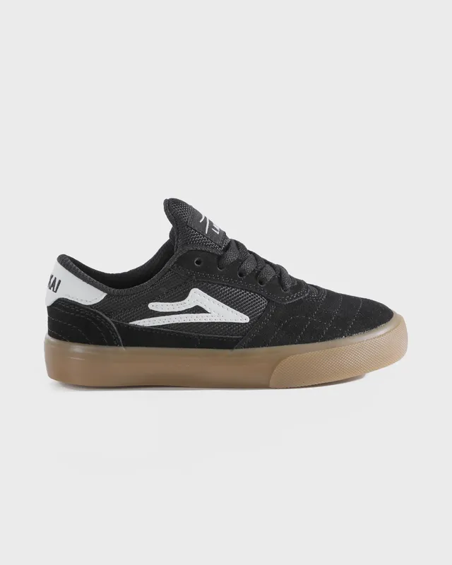 lakai-cambridge-kids-skateschuh-black-gum-suede image 1
