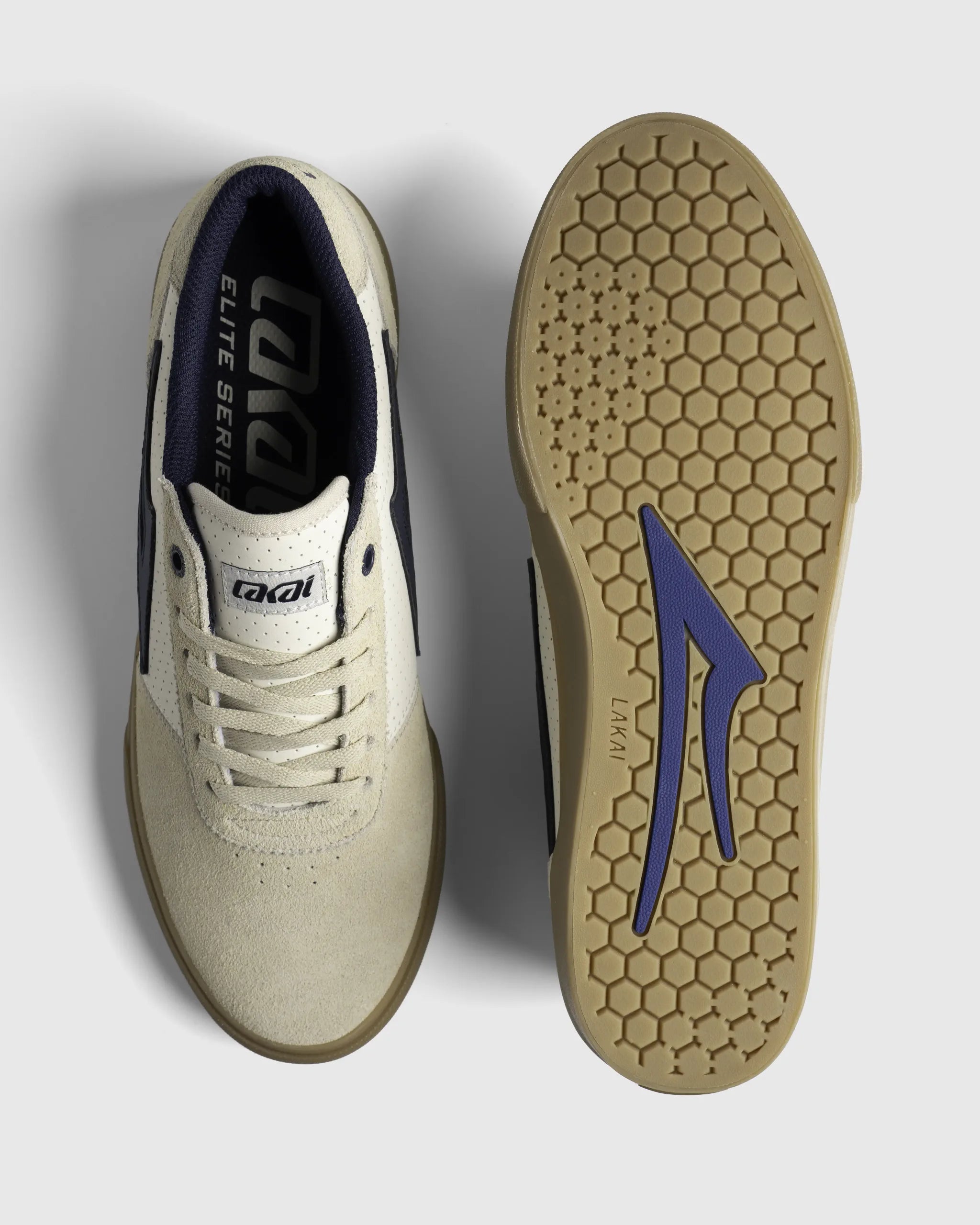 lakai-manchester-elite-whisper-white-suede-navy-skateschuh image 3