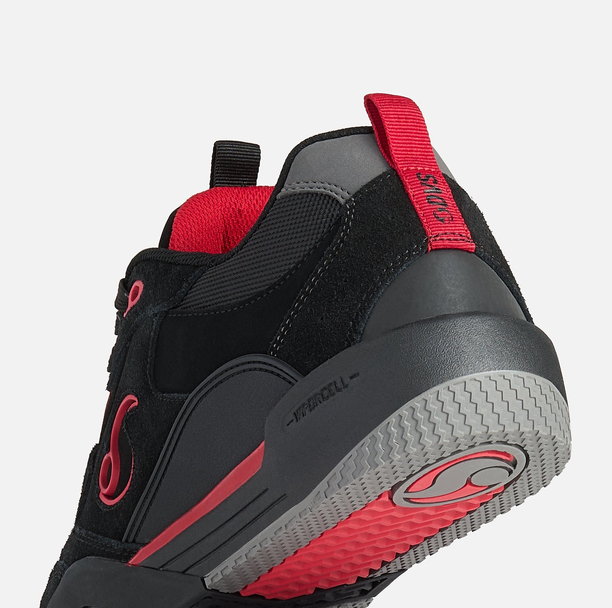 dvs-slot-skate-sneaker-schwarz-rot image 2