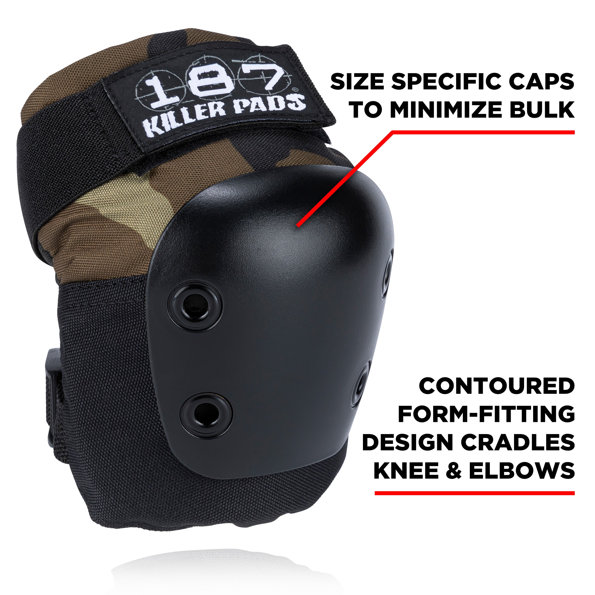 187-killer-pads-knee-elbow-pad-combo-pack-camo-knie-und-ellenbogenschoner-set image 2