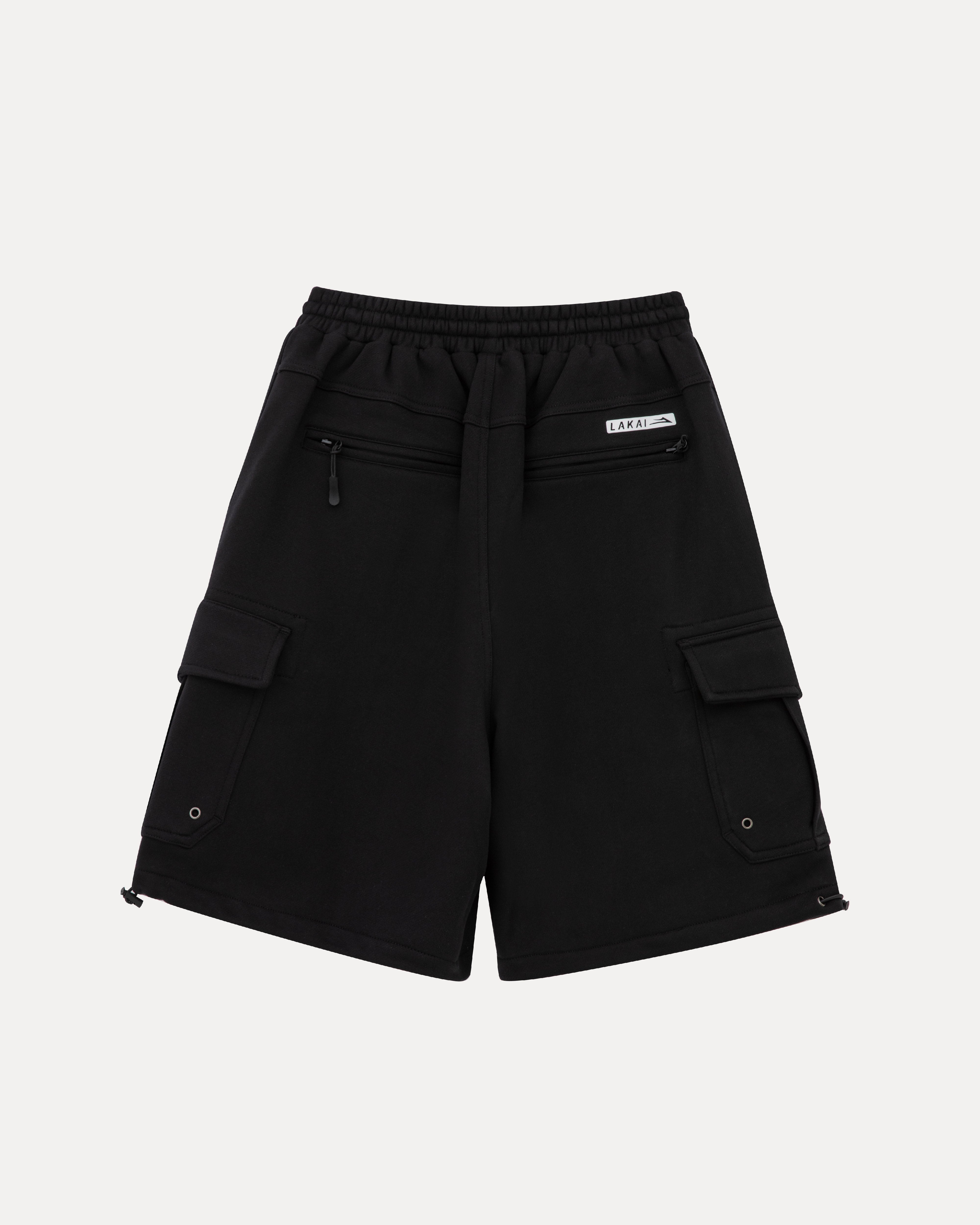 lakai-cargo-sweatshorts-black image 2