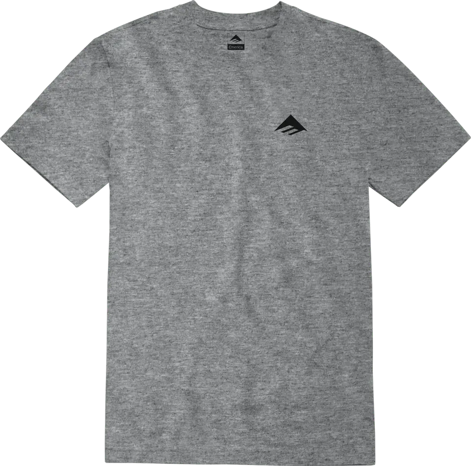 emerica-justified-triangle-tee-t-shirt-grau-heather-classic-fit image 1