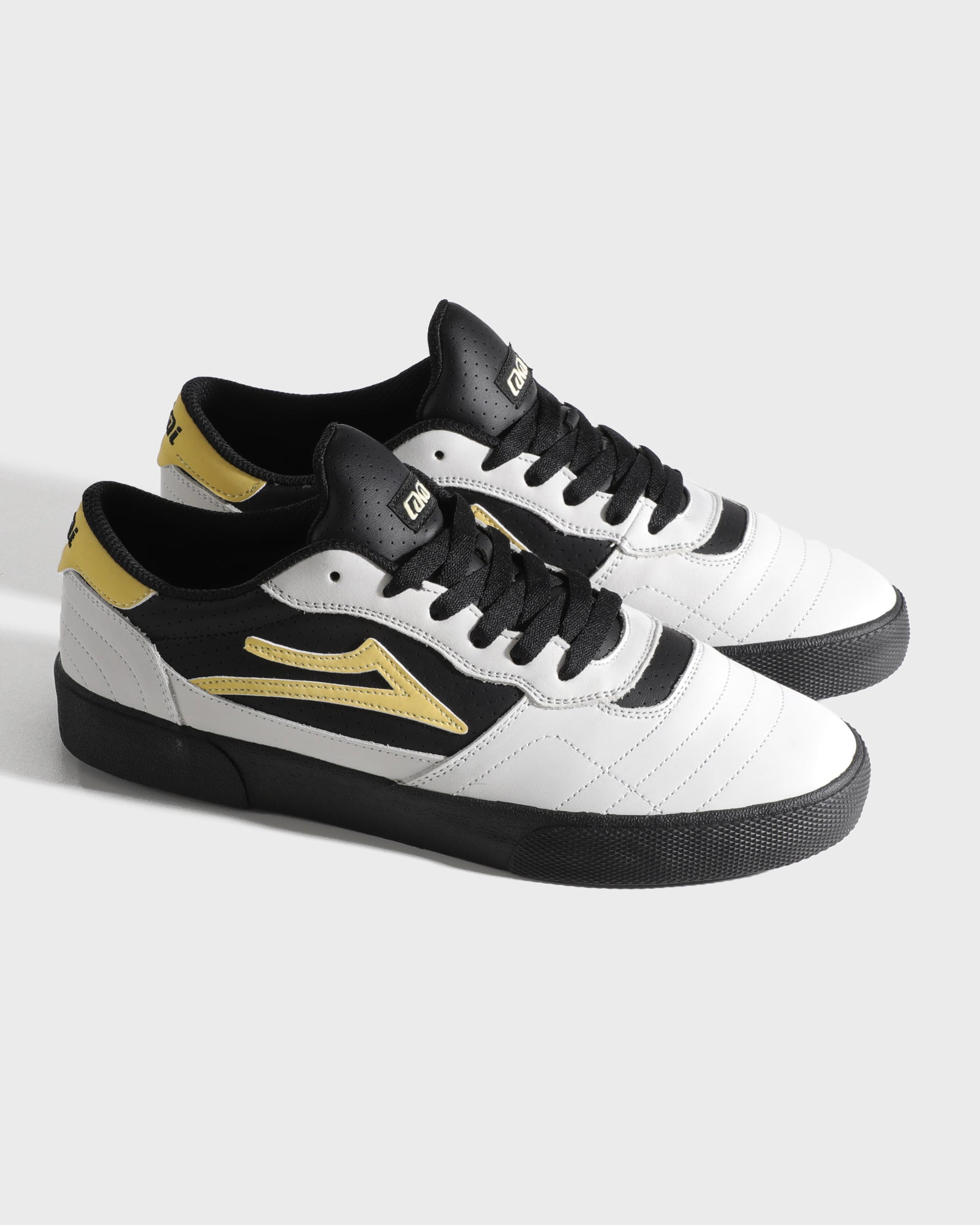 lakai-cambridge-skate-schuhe-white-banana-black image 2