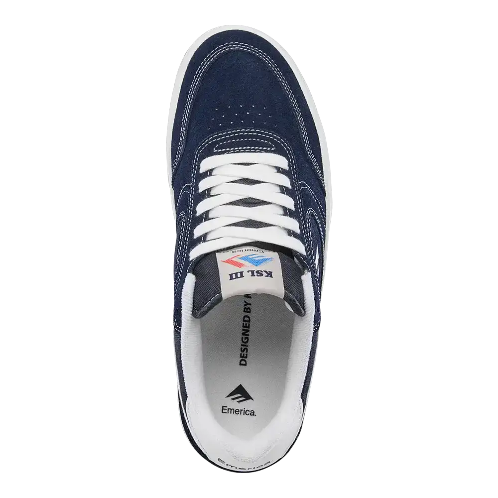 emerica-ksl-iii-skate-schuh-herren-navy-tan image 2