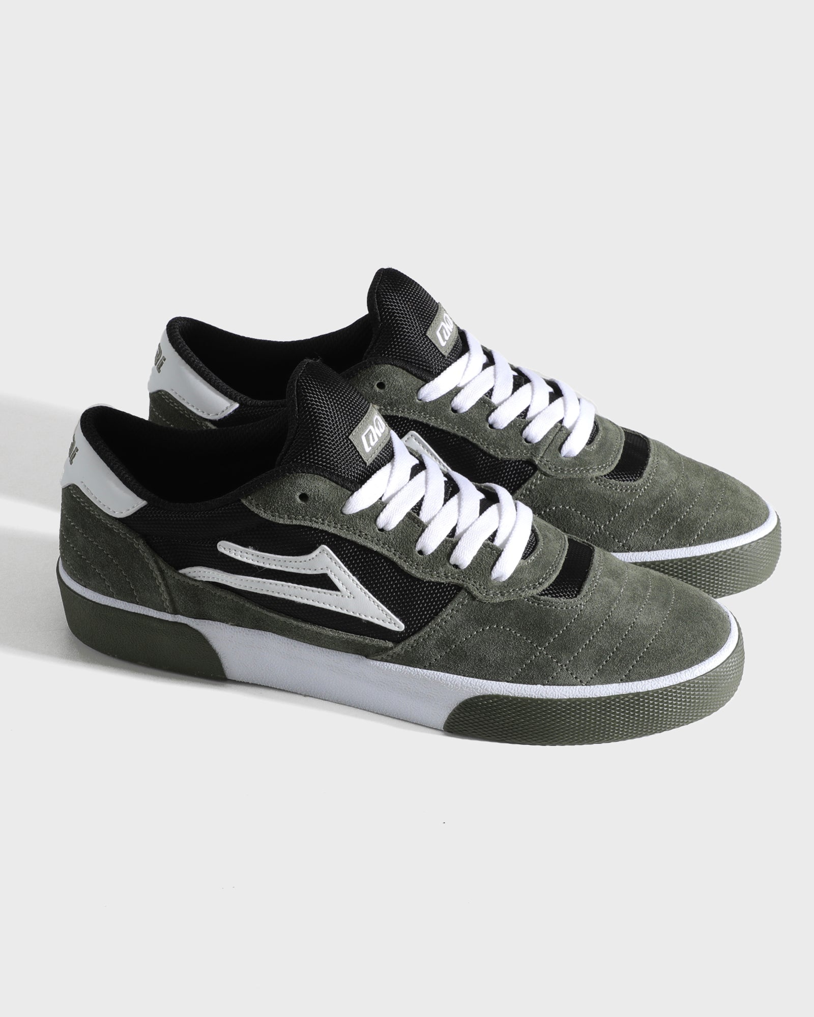 lakai-cambridge-covert-green-black-white-skateschuh image 2