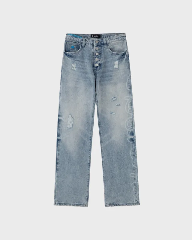 lakai-distressed-etched-straight-leg-denims-washed-indigo image 1
