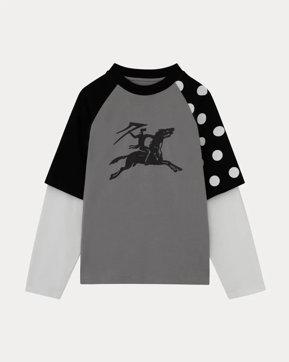 lakai-double-layer-raglan-longsleeve-black-grey-white image 1