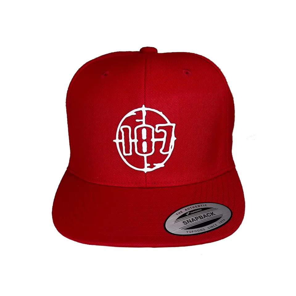 187-killer-pads-scope-logo-flat-cap-snapback-rot image 1