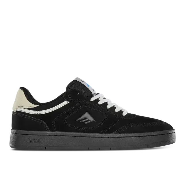 emerica-ksl-iii-skateschuhe-black-black-suede image 1