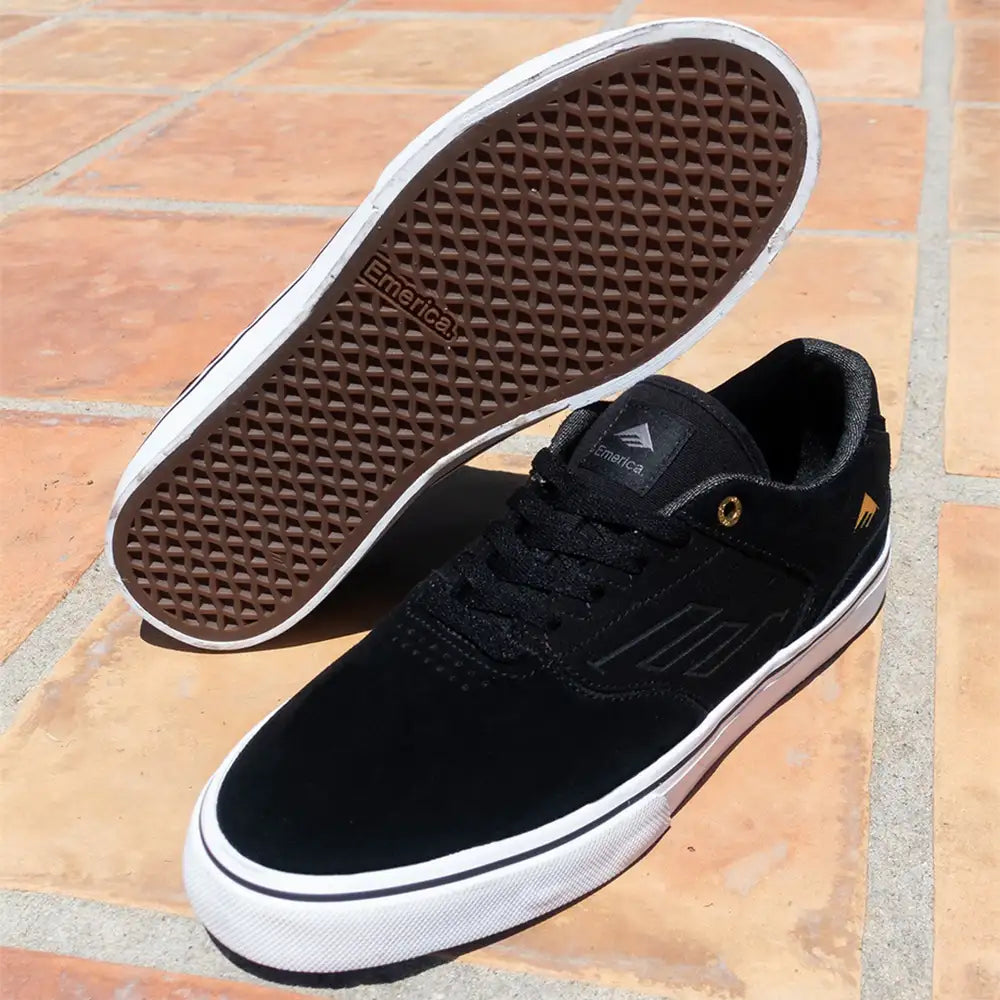 emerica-low-vulc-skateschuh-klassischer-vulc-sneaker-mit-g6-fu-bett-schwarz image 3