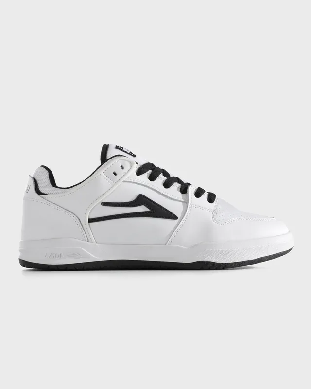 lakai-telford-low-skate-schuhe-white-black-leather image 1