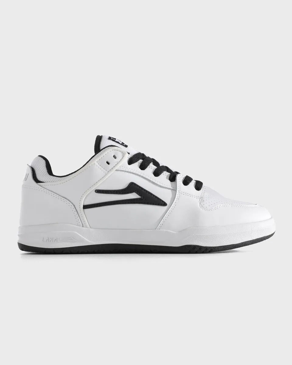 lakai-telford-low-skate-schuhe-white-black-leather image 1