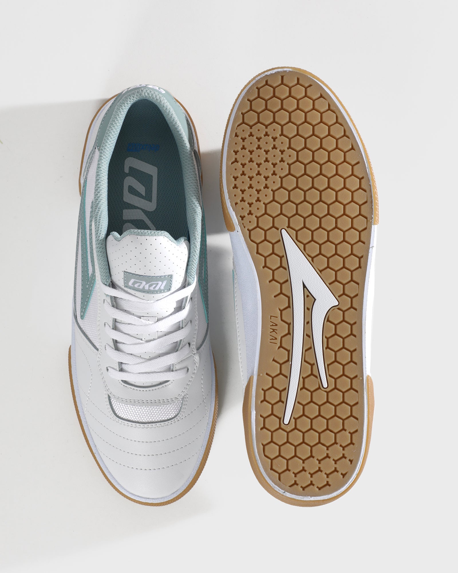 lakai-cambridge-elite-skate-schuhe-white-leather-grey-mist image 2