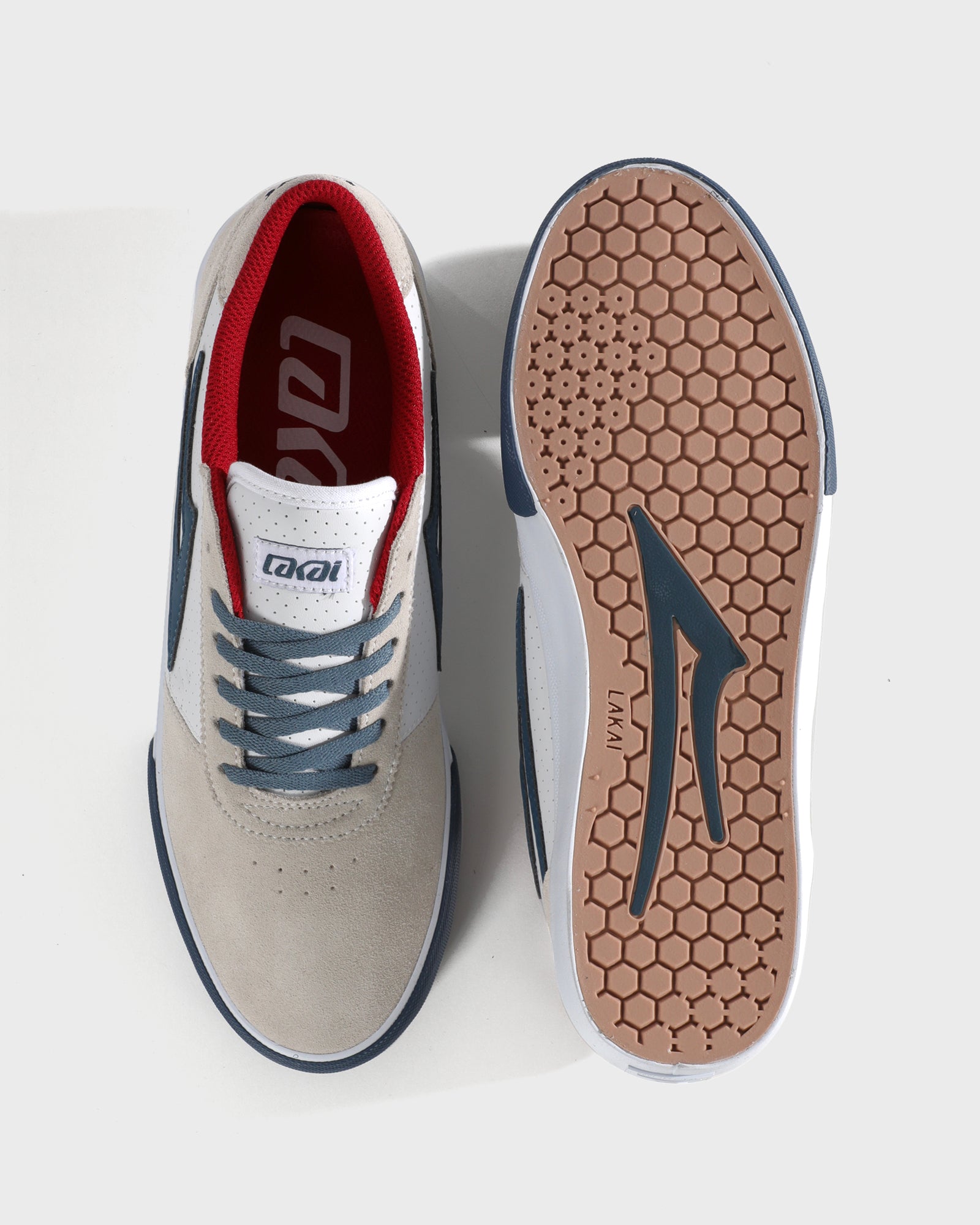 lakai-manchester-white-suede-navy-perf image 3