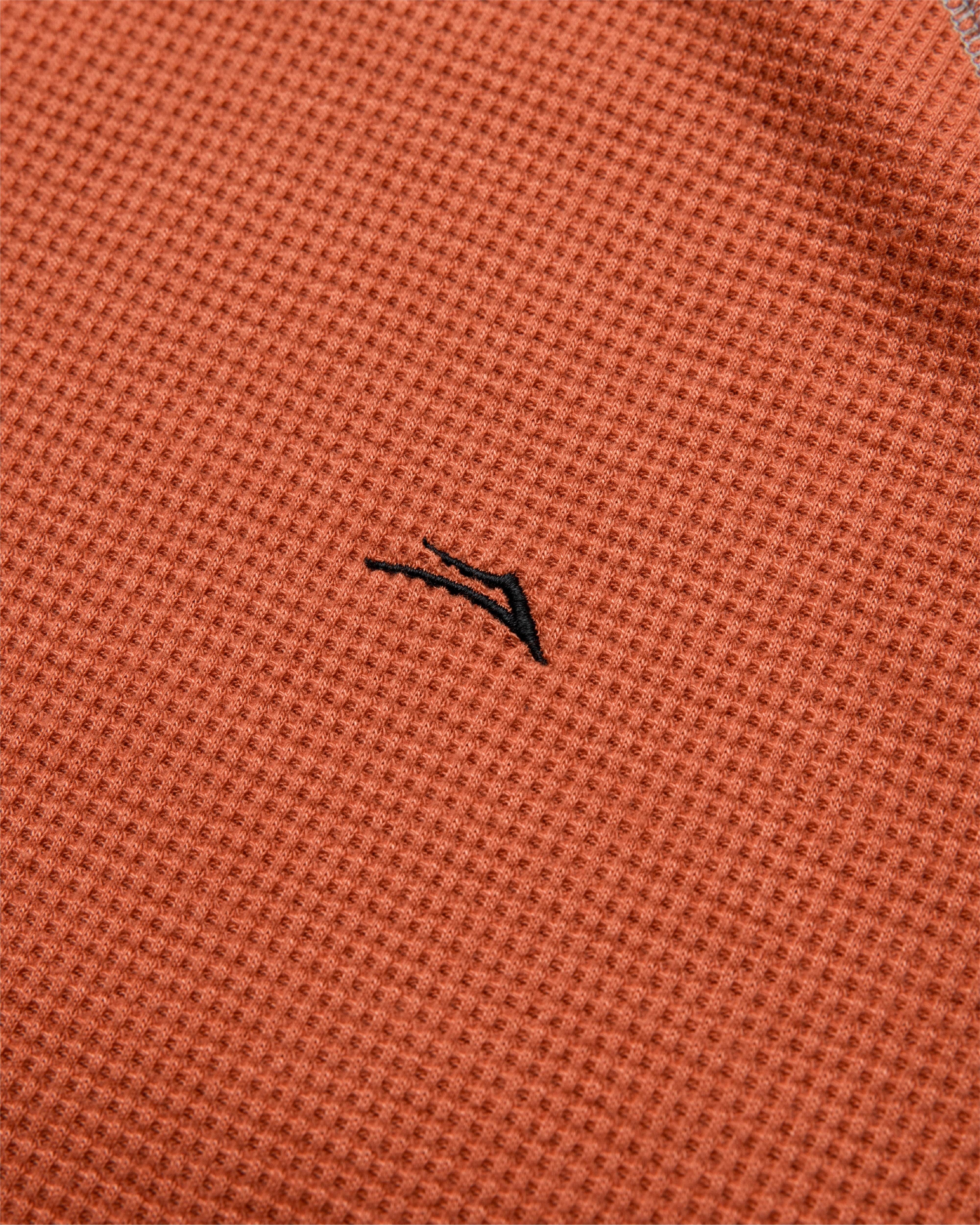 lakai-longsleeve-raglan-waffle-shirt-burnt-orange image 3