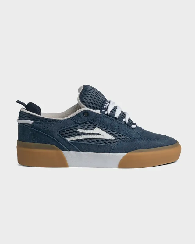 lakai-aran-navy-suede-white-gum image 1