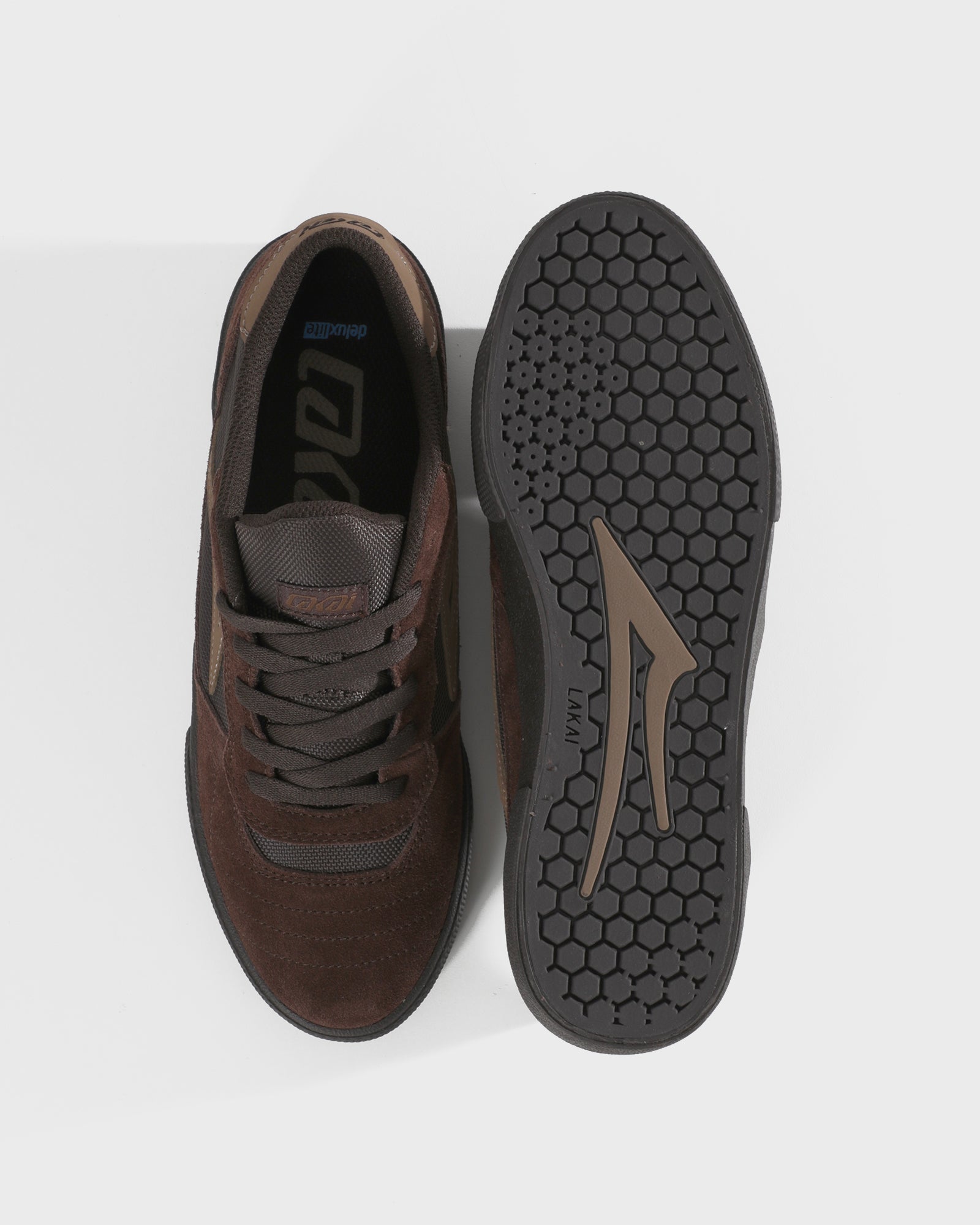 lakai-cambridge-chestnut-suede-monochrome-skate-schuh image 3