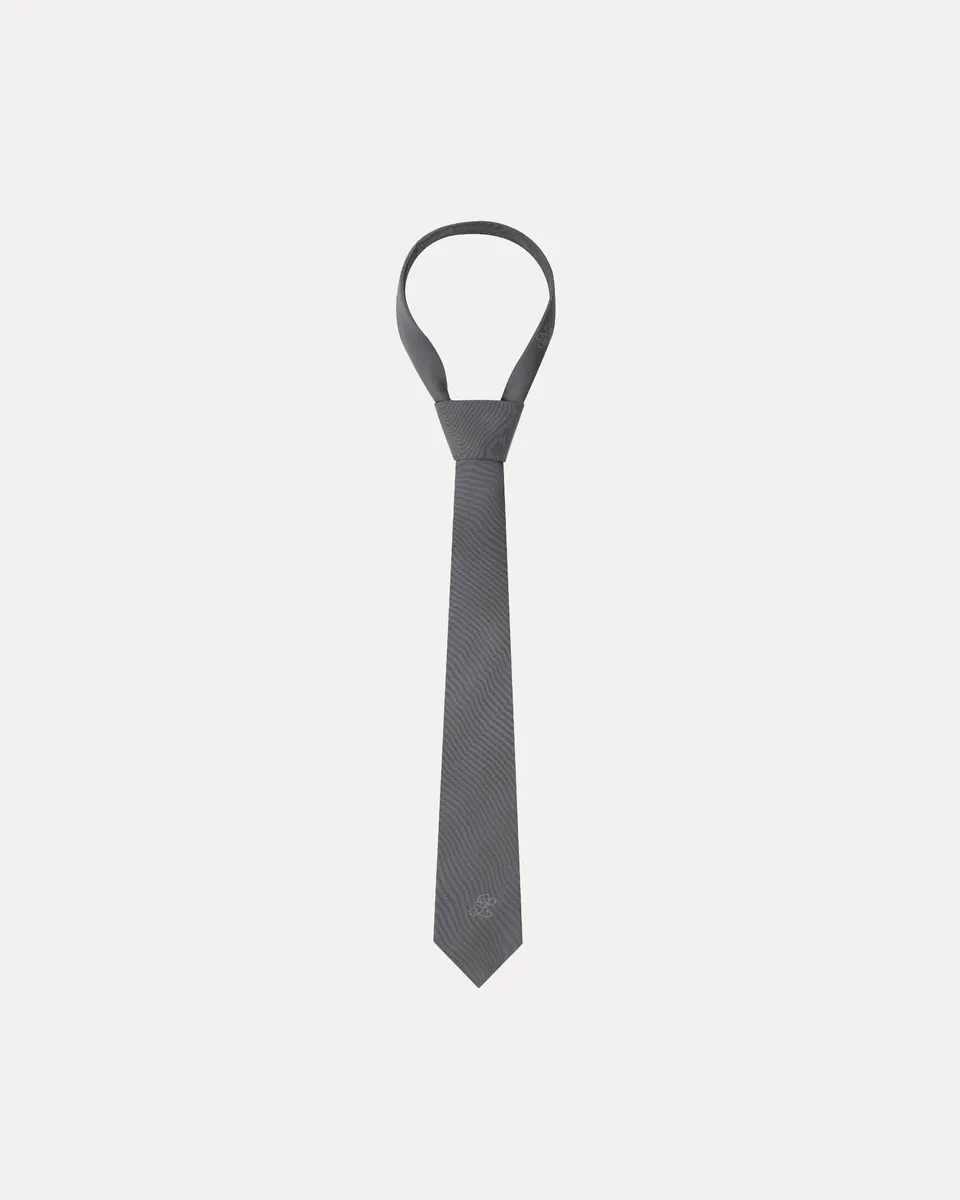 lakai-jacquard-necktie-krawatte-cool-grey image 1