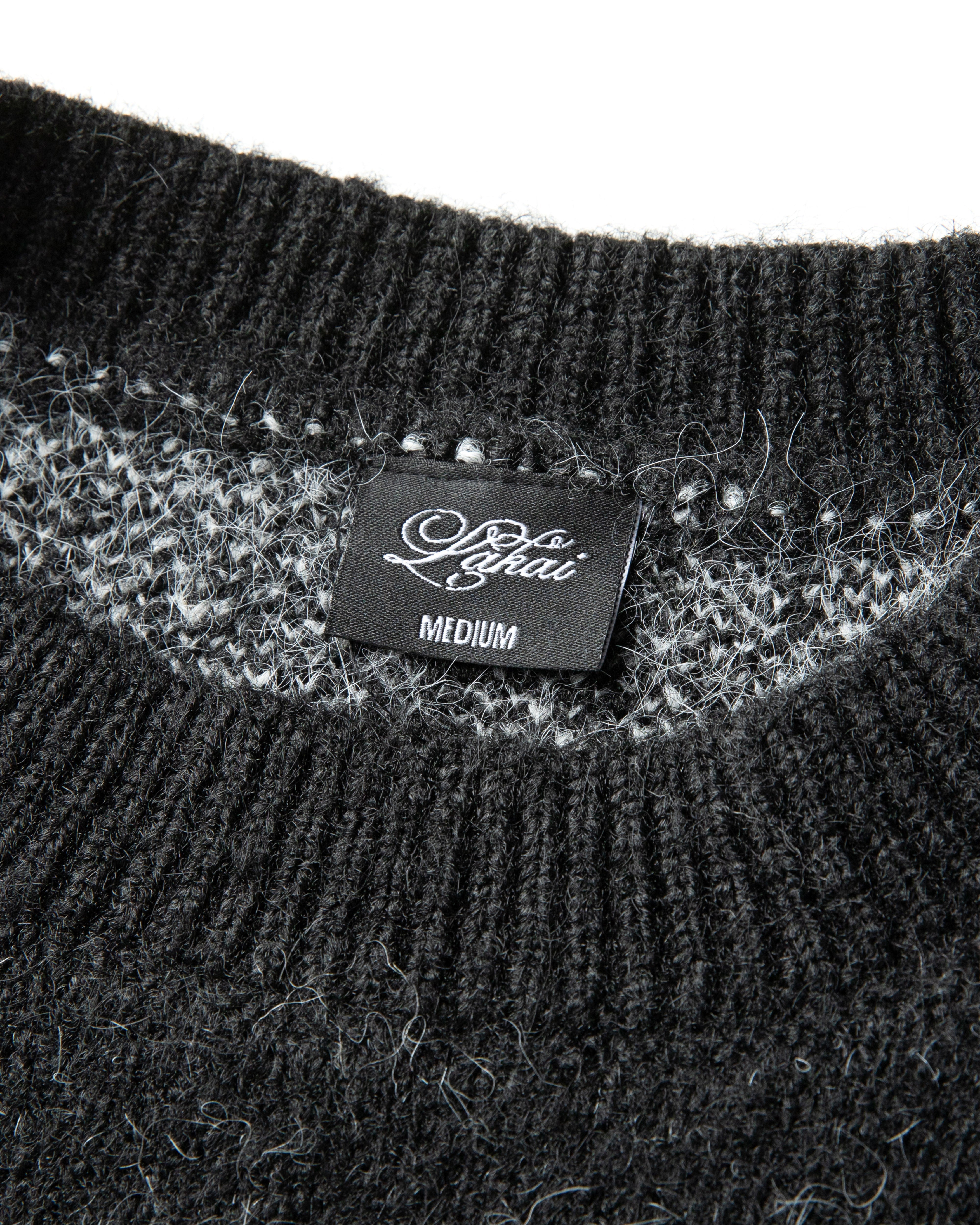lakai-cerberus-brushed-acrylic-sweater-schwarz-pullover image 3