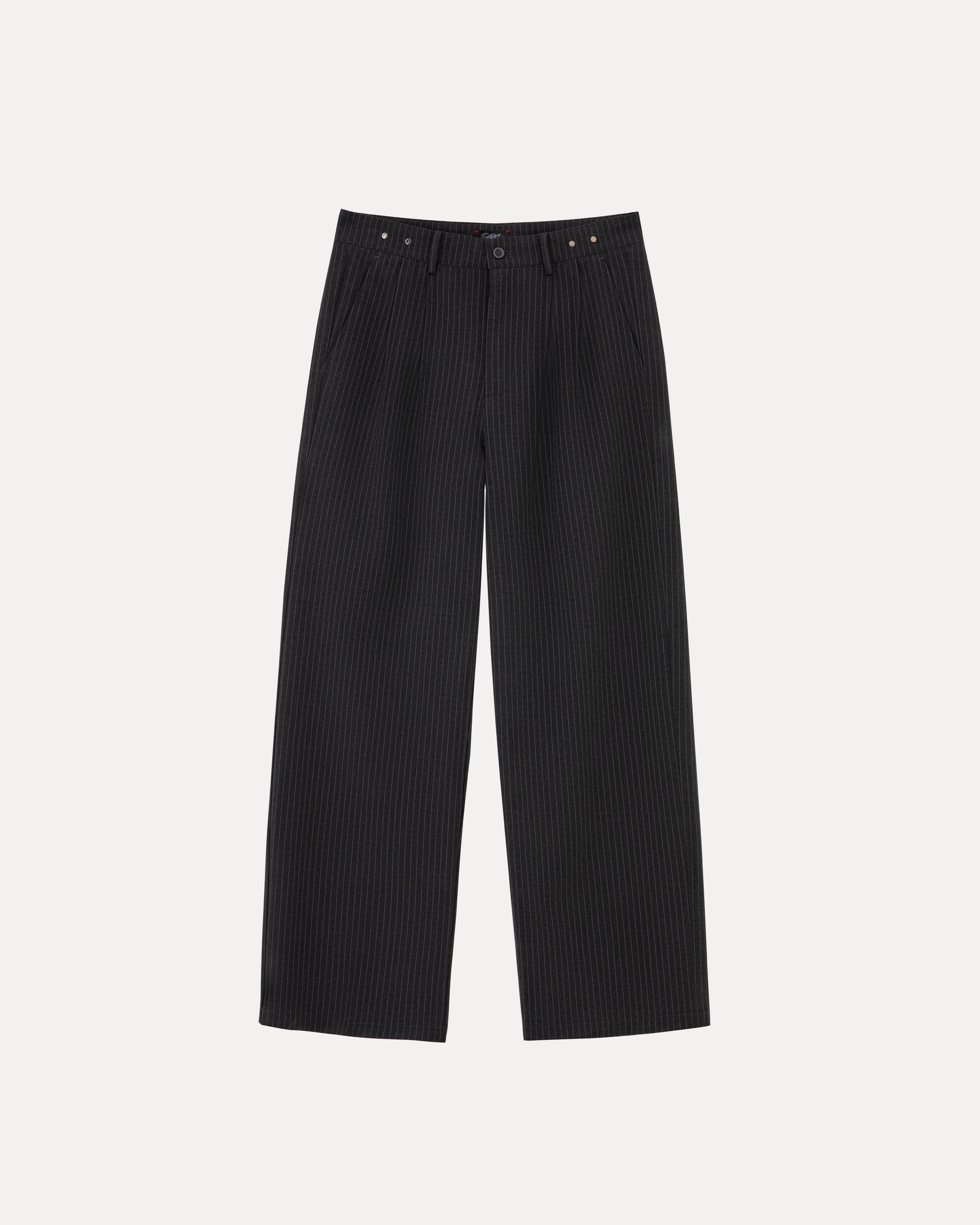 lakai-wide-leg-trousers-hose-grey-pinstripe image 1