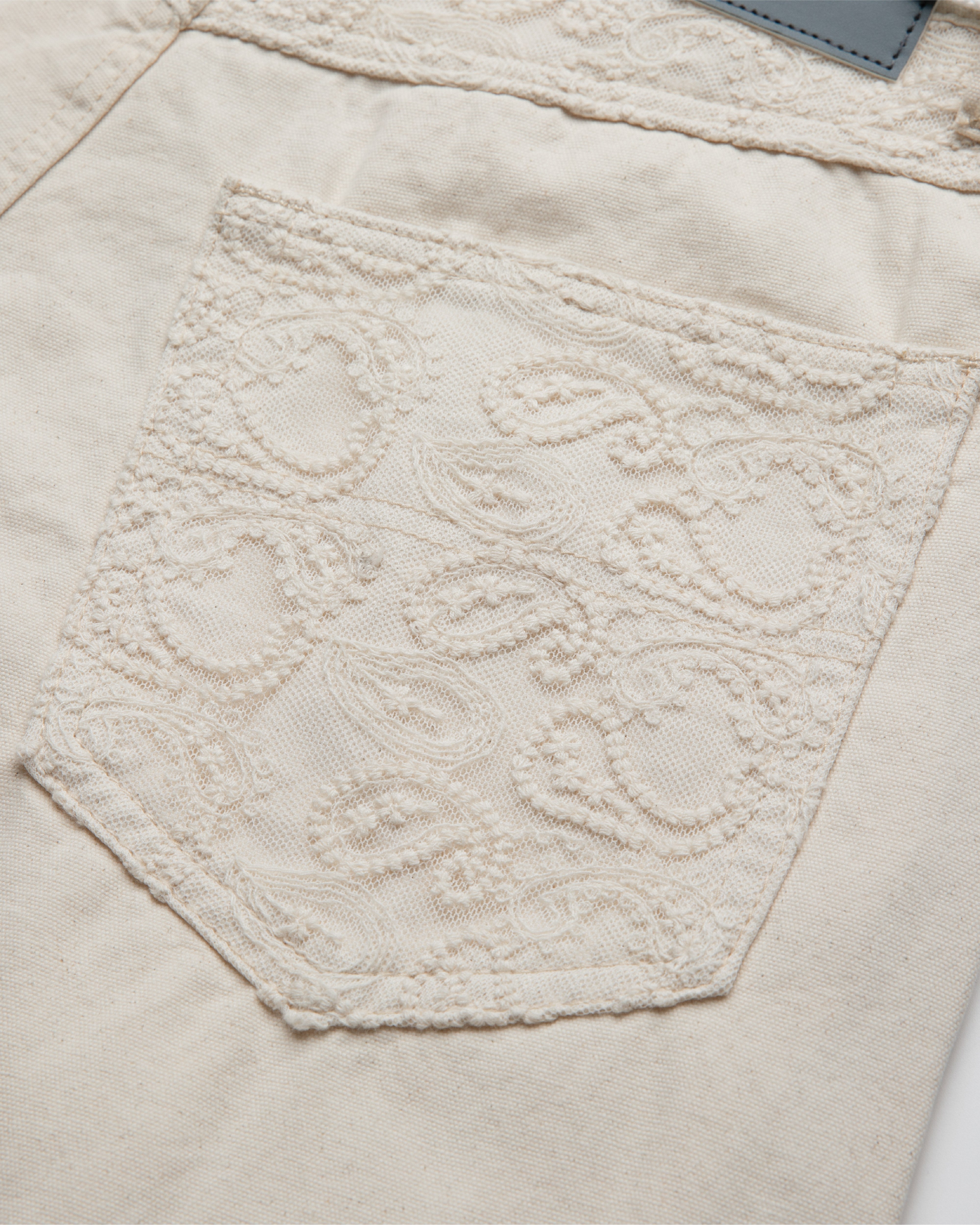 lakai-wide-leg-lace-applique-cargo-pant-natural image 3