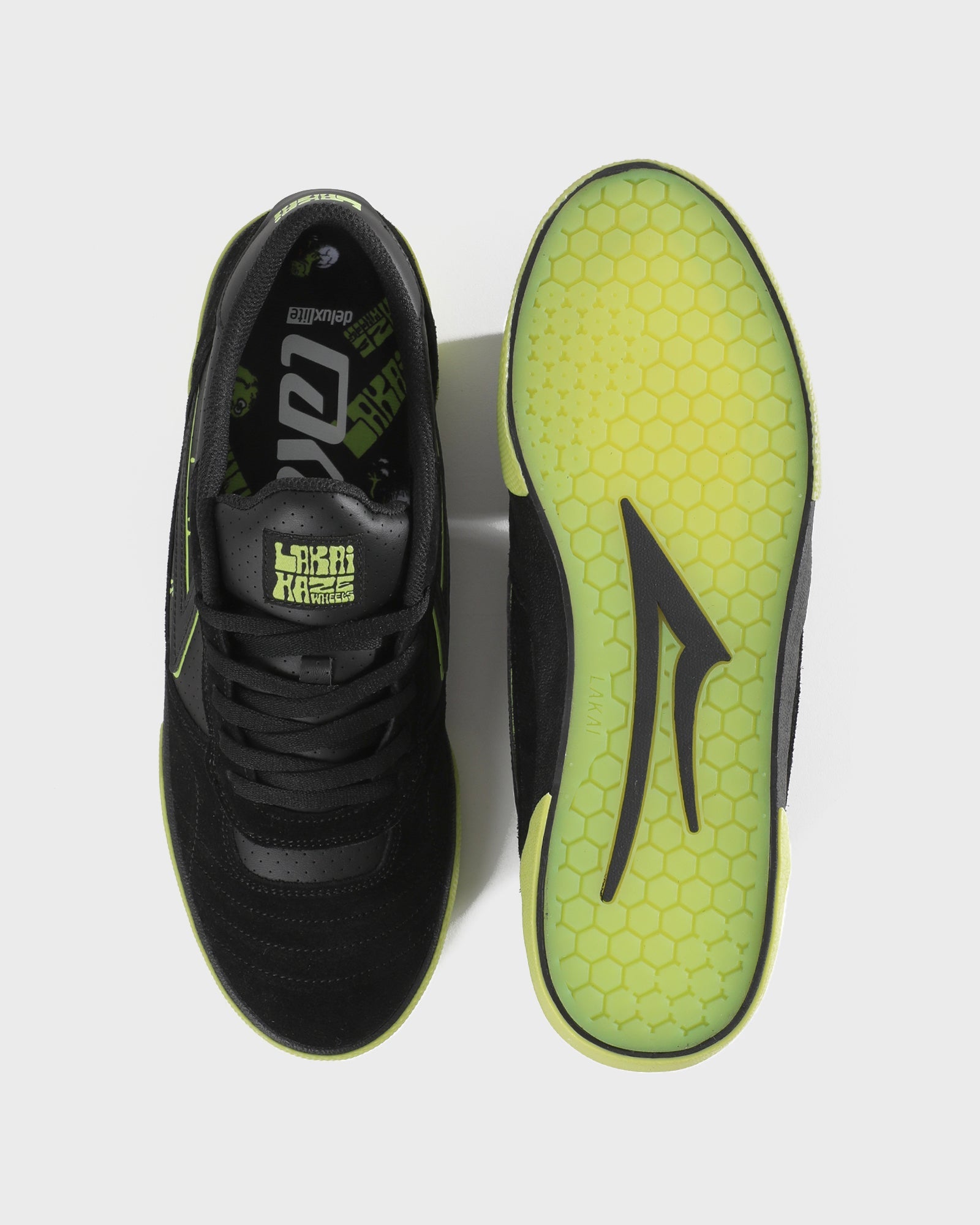 lakai-cambridge-lakai-x-haze-wheels-acid-lime-black-crystal-skate-sneaker image 4
