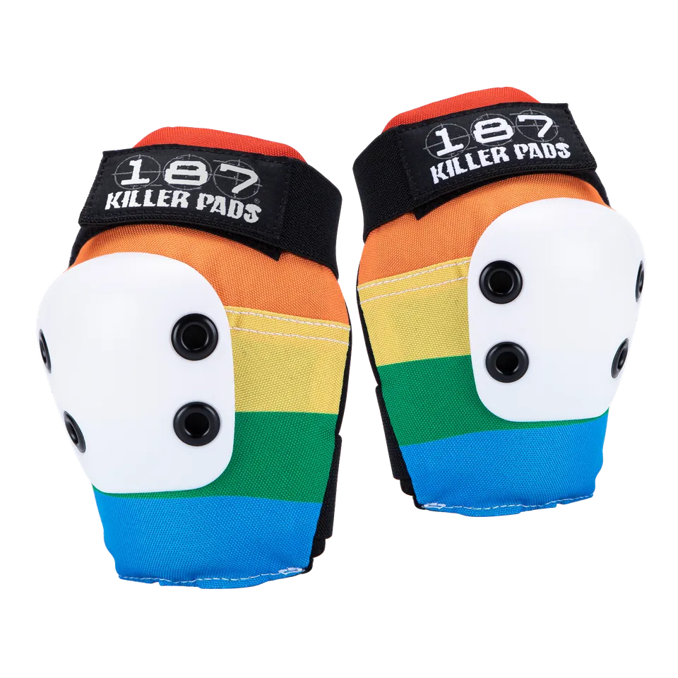 187-killer-pads-slim-ellbogenschoner-rainbow image 1