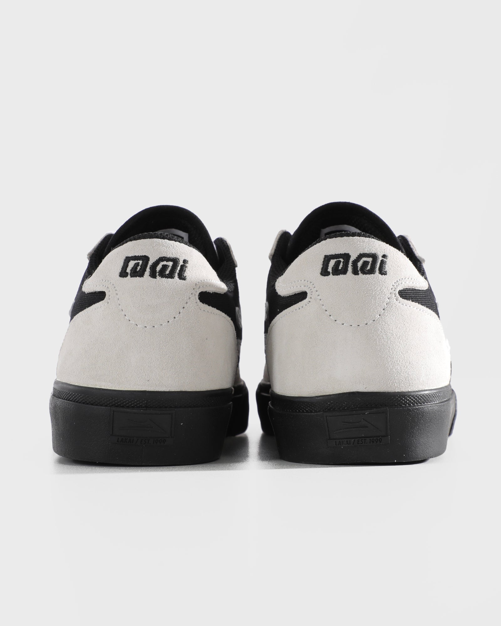 lakai-manchester-skate-schuh-white-suede-black-black image 5