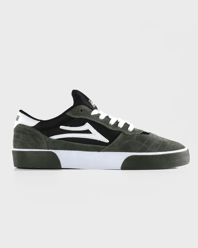 lakai-cambridge-covert-green-black-white-skateschuh image 1