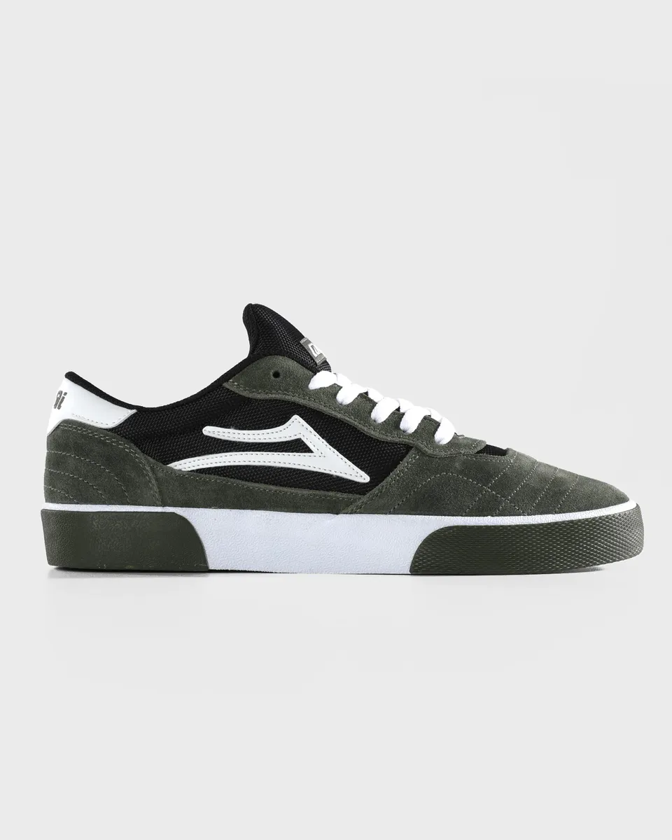 lakai-cambridge-covert-green-black-white-skateschuh image 1