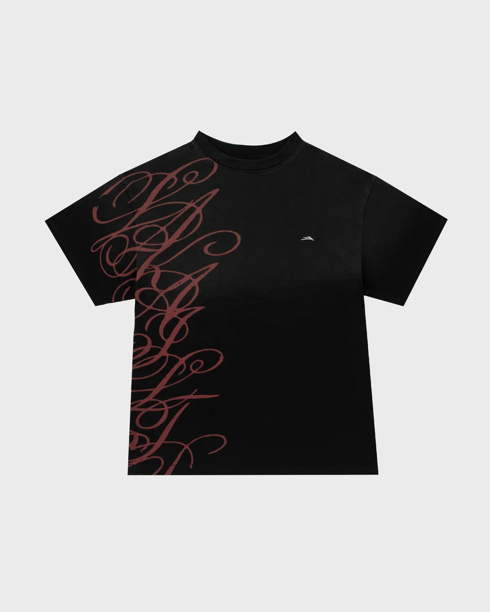 lakai-boxy-tee-signature-print-vintage-black-cropped-t-shirt image 1